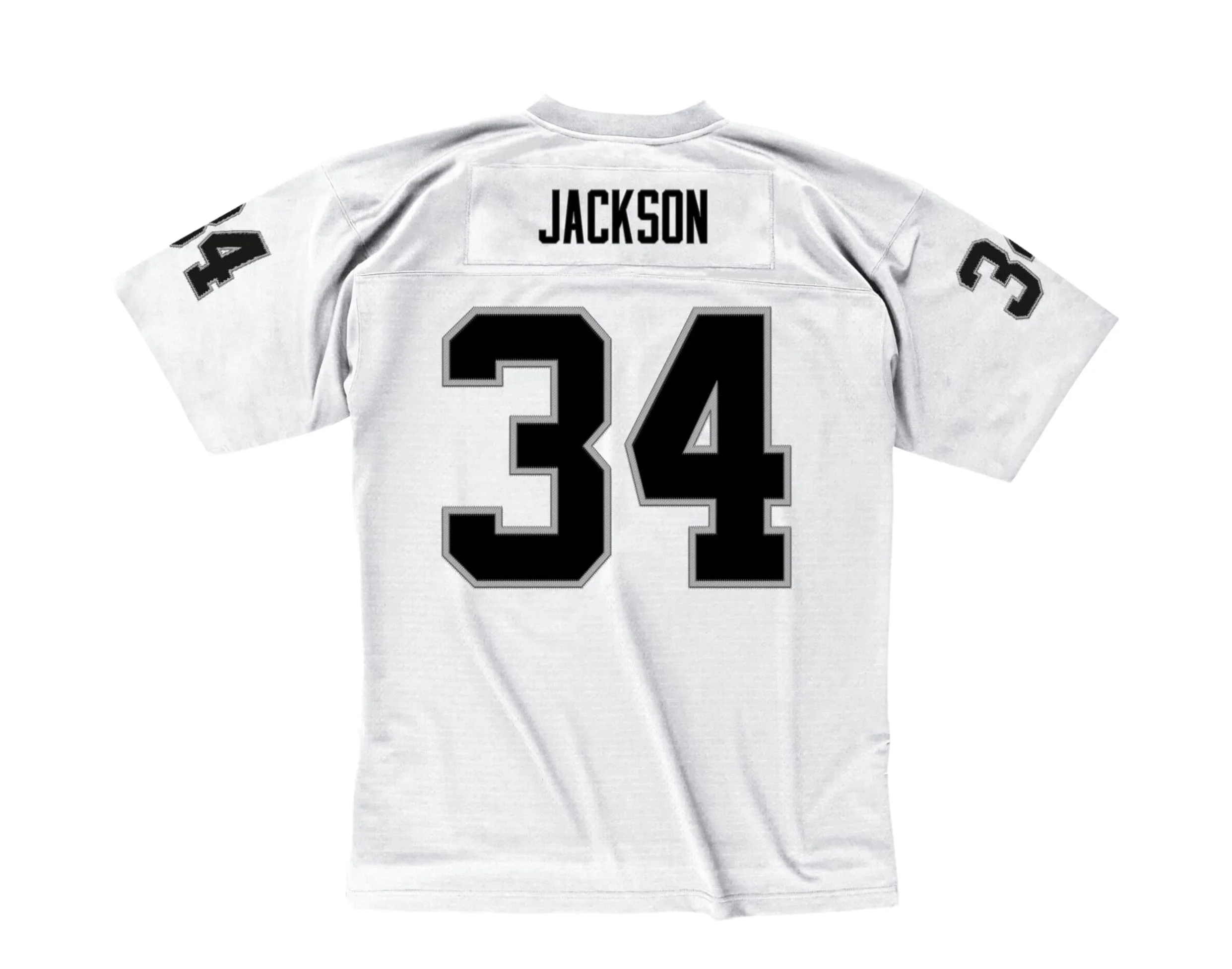 Men's Mitchell & Ness Bo Jackson White Las Vegas Raiders Legacy Replica Jersey