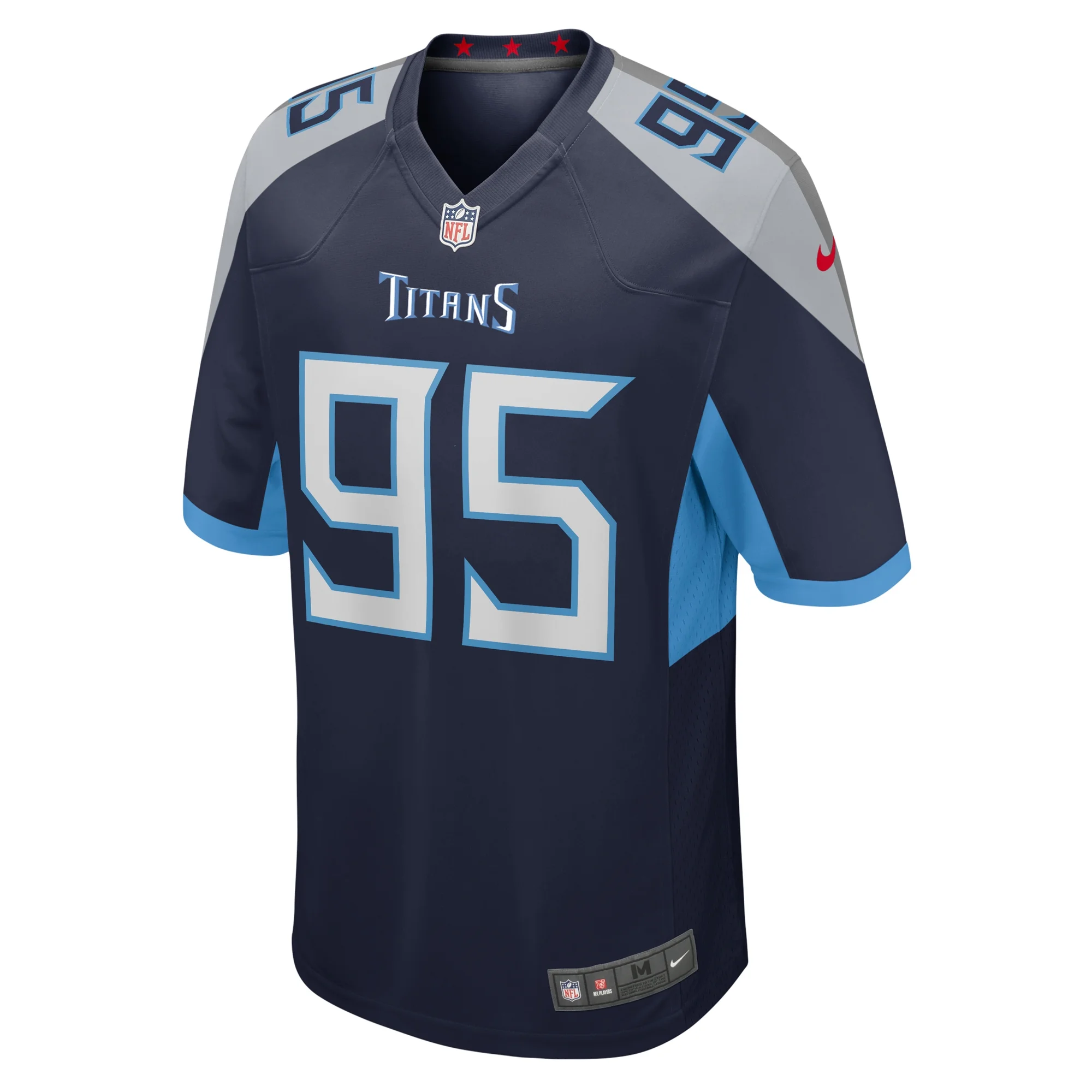 Men's Nike Kyle Peko Navy Tennessee Titans Team Game Jersey