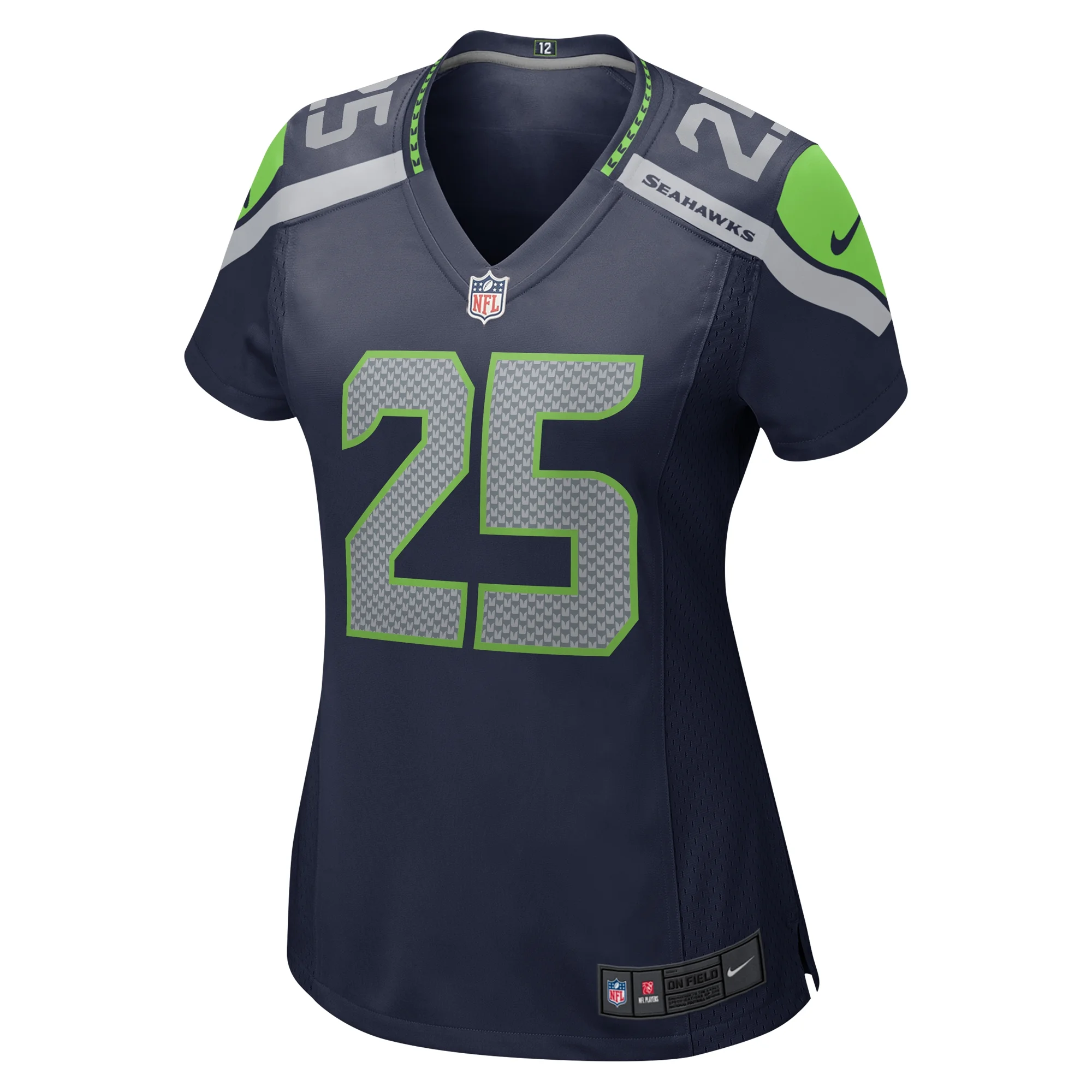 Women's Nike Richard Sherman College Navy Seattle Seahawks Retired Game Jersey
