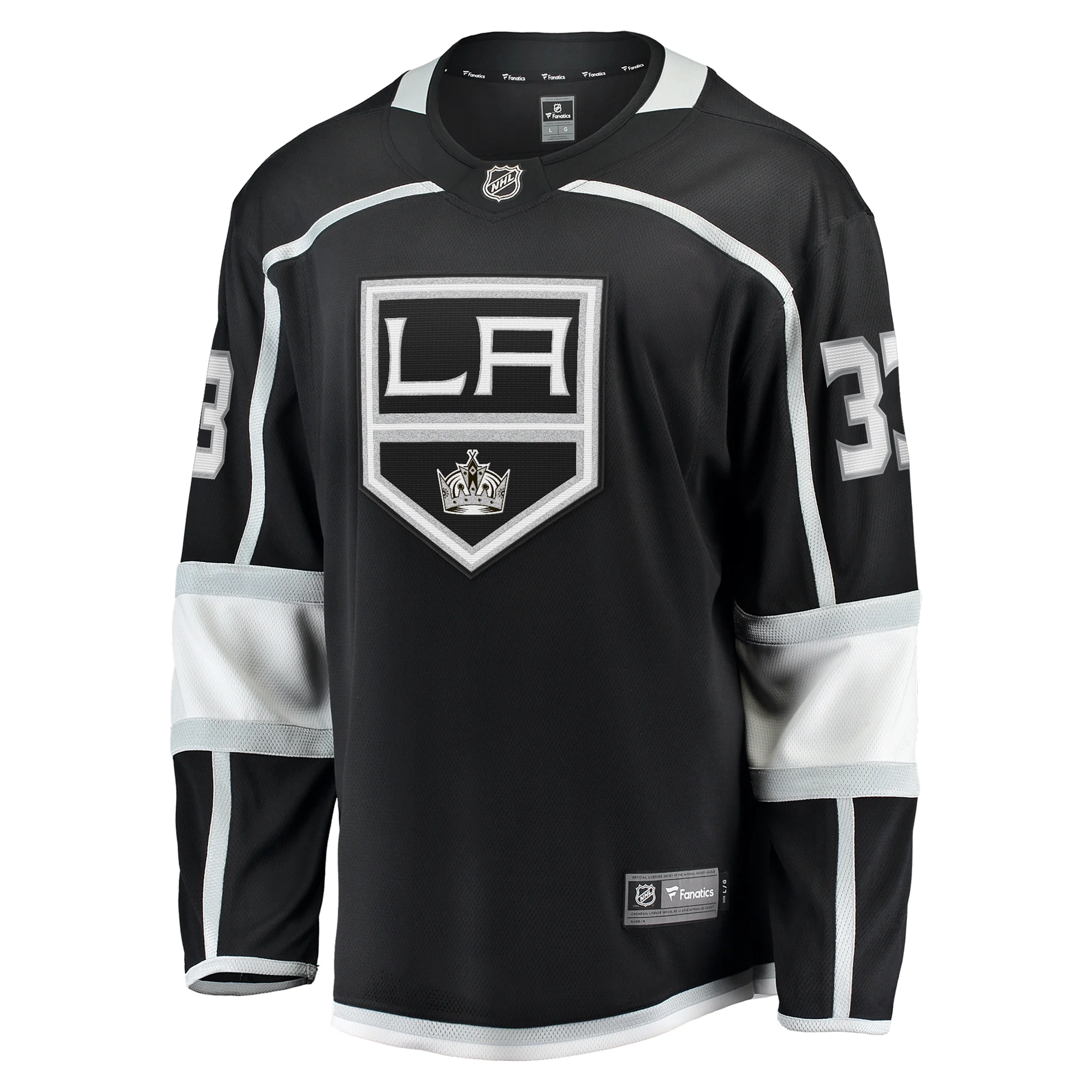 Men's Fanatics Cam Talbot Black Los Angeles Kings Home Breakaway Jersey