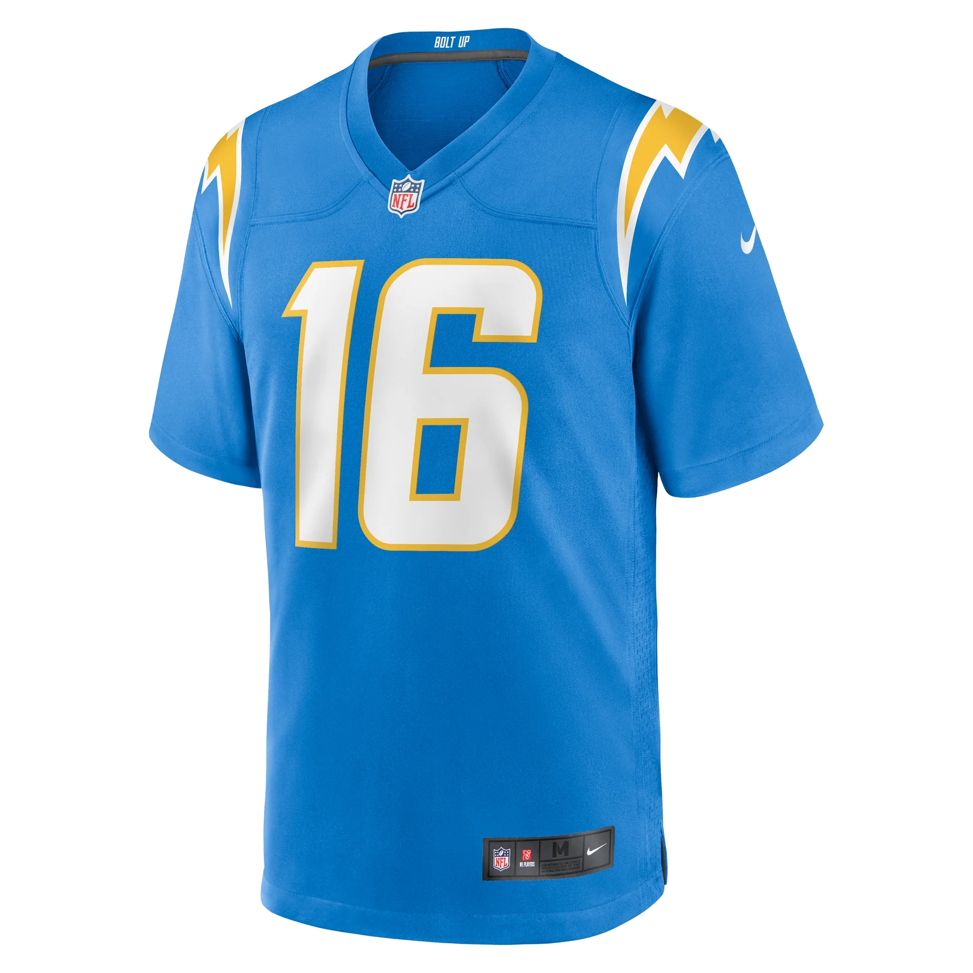 Men's Nike Tyler Johnson Powder Blue Los Angeles Chargers Team Game Jersey