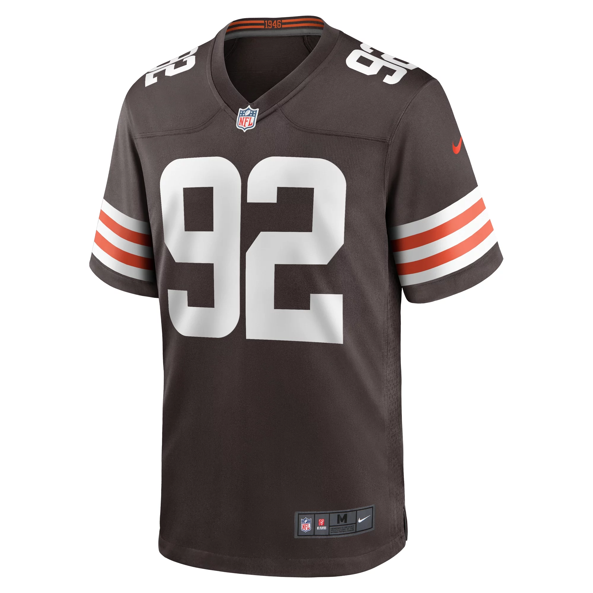 Men's Nike Sam Kamara Brown Cleveland Browns Team Game Jersey