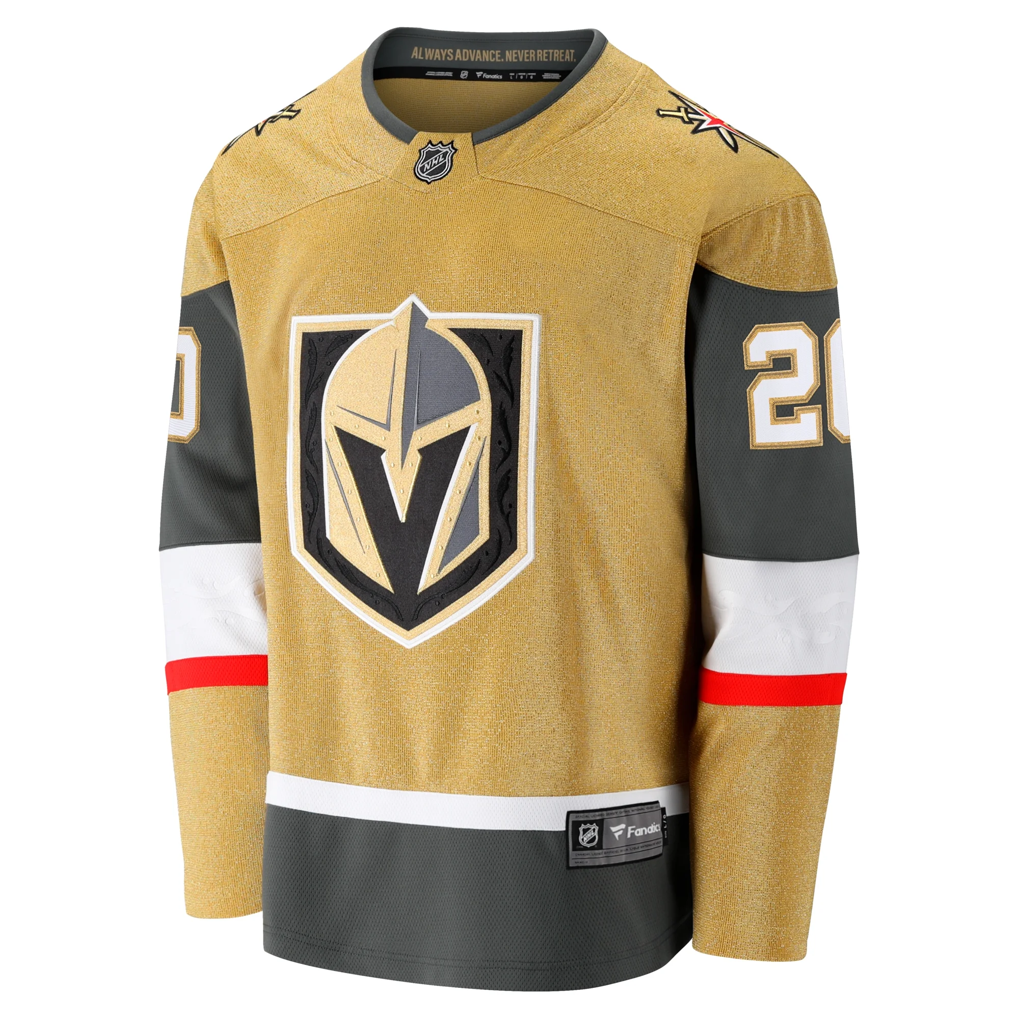 Men's Fanatics Chandler Stephenson Gold Vegas Golden Knights Home Breakaway Jersey
