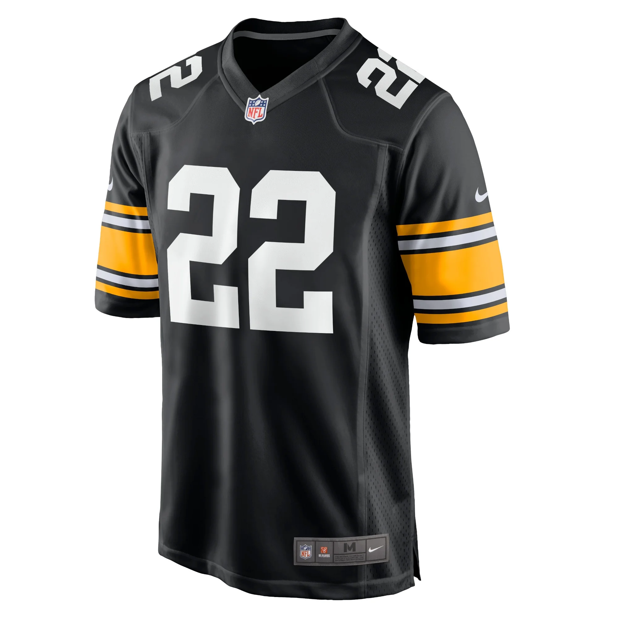Men's Nike Najee Harris Black Pittsburgh Steelers Home Player Game Jersey