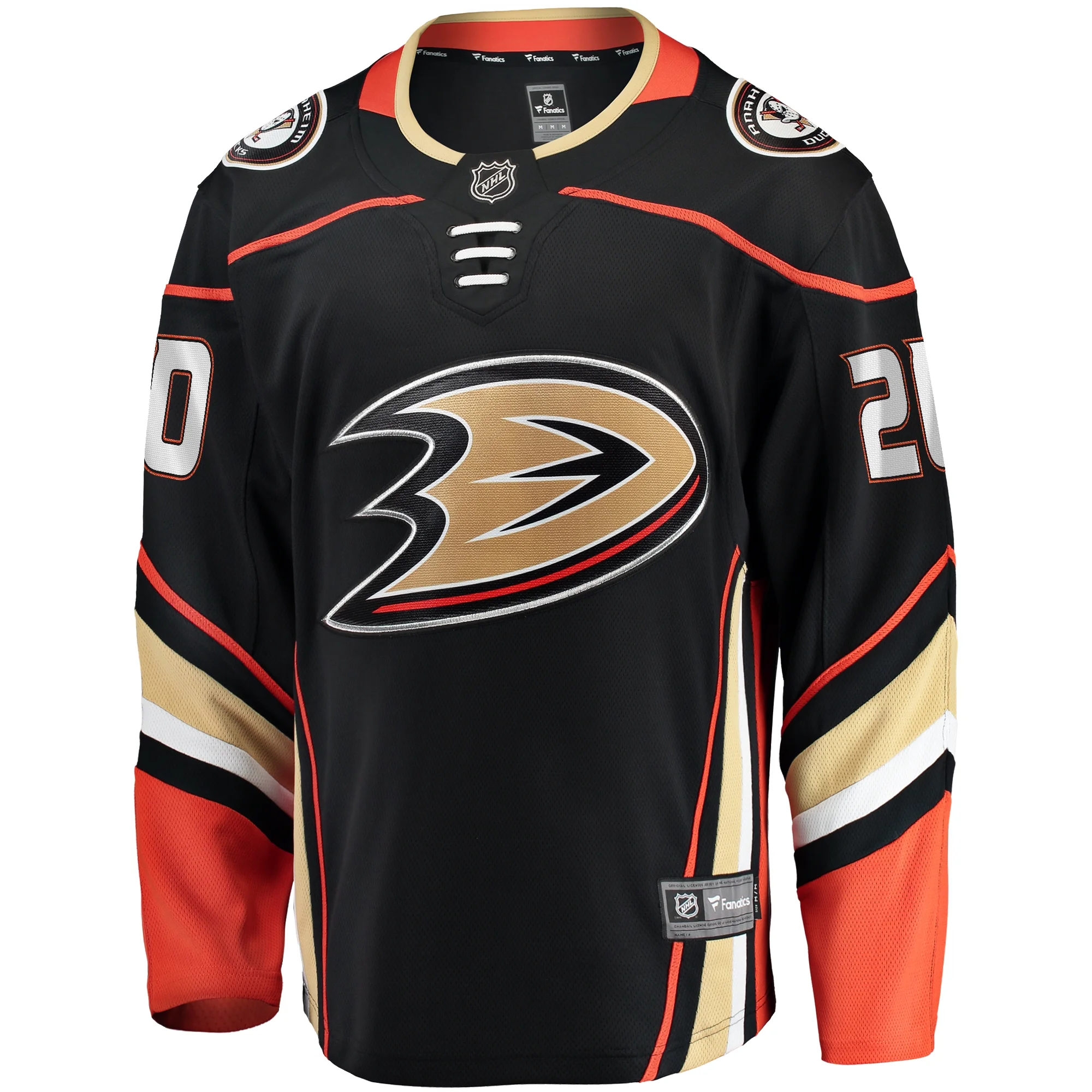 Men's Fanatics Brett Leason Black Anaheim Ducks Home Premier Breakaway Player Jersey