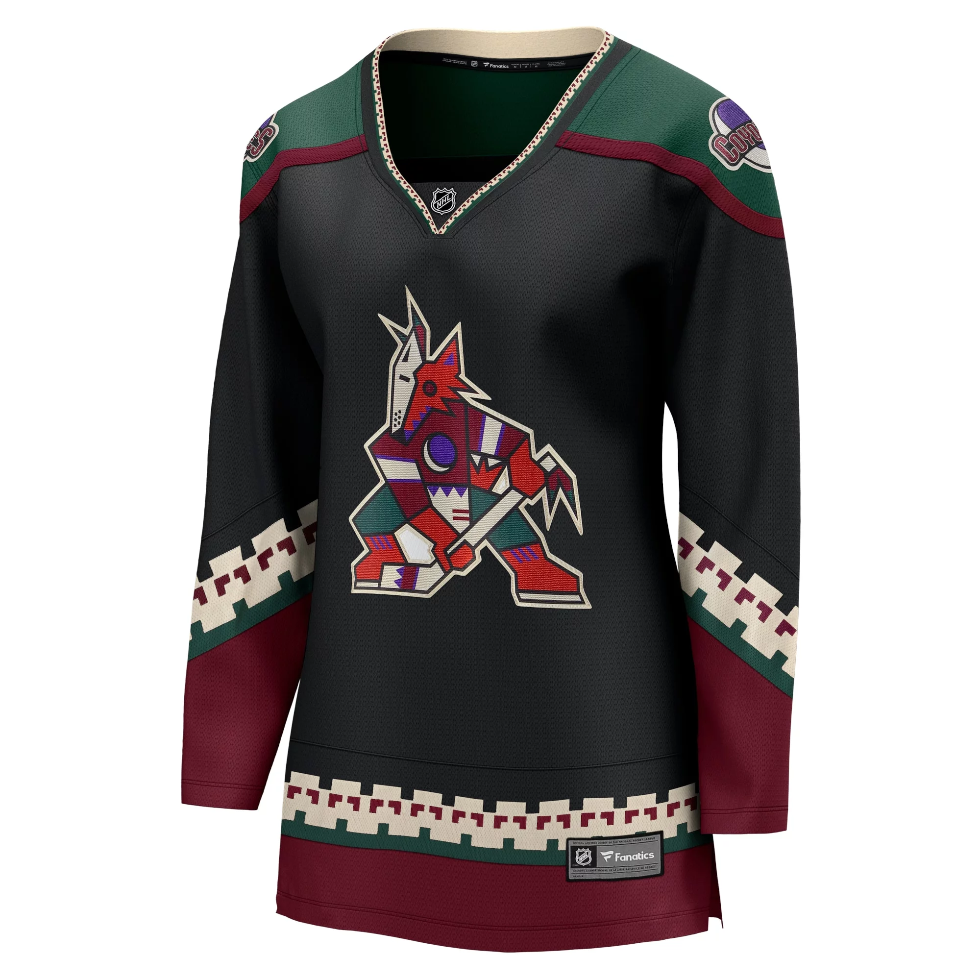 Women's Fanatics Branded Black Arizona Coyotes Home Breakaway Jersey