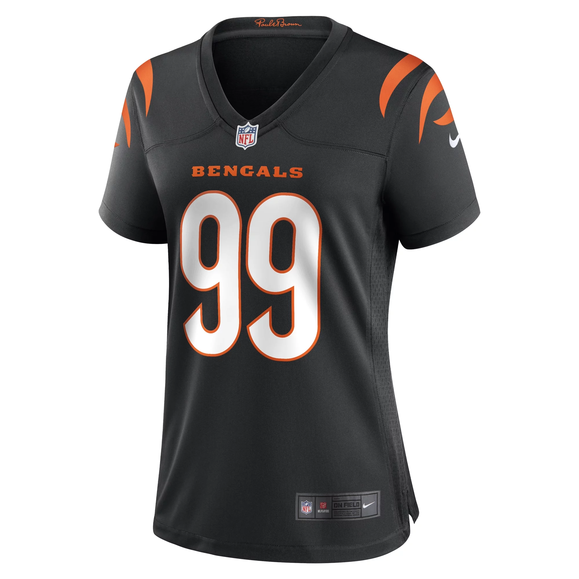 Women's Nike Myles Murphy Black Cincinnati Bengals Team Game Jersey