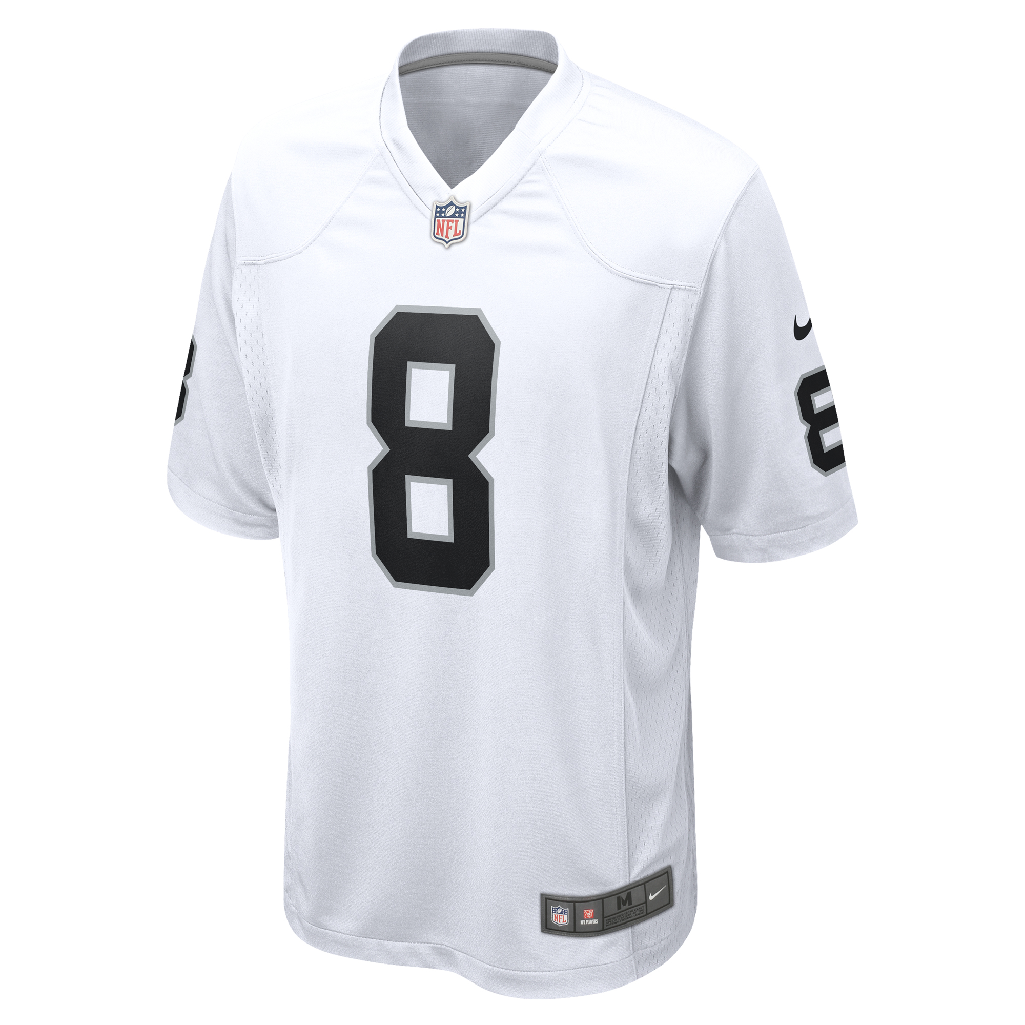 Men's Nike Josh Jacobs White Las Vegas Raiders Game Player Jersey