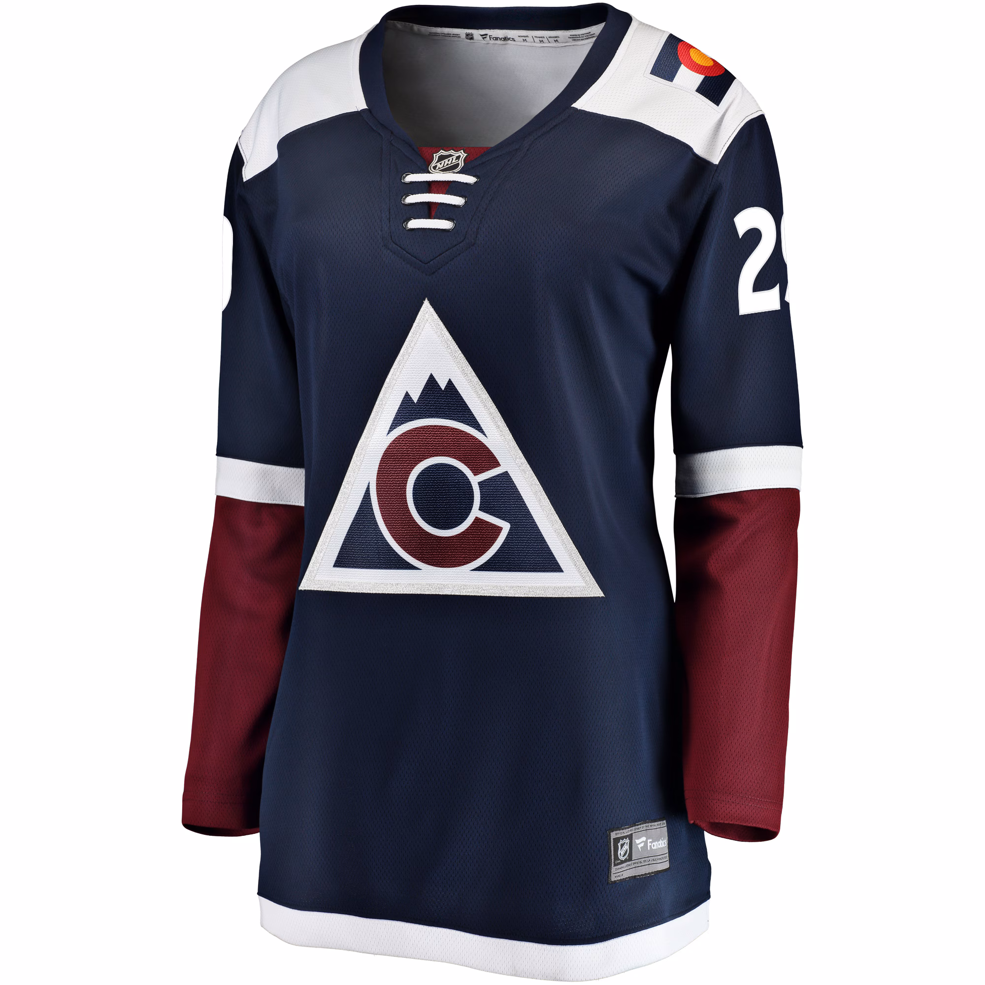 Nathan MacKinnon Colorado Avalanche Fanatics Women's Alternate Breakaway Player Jersey - Navy