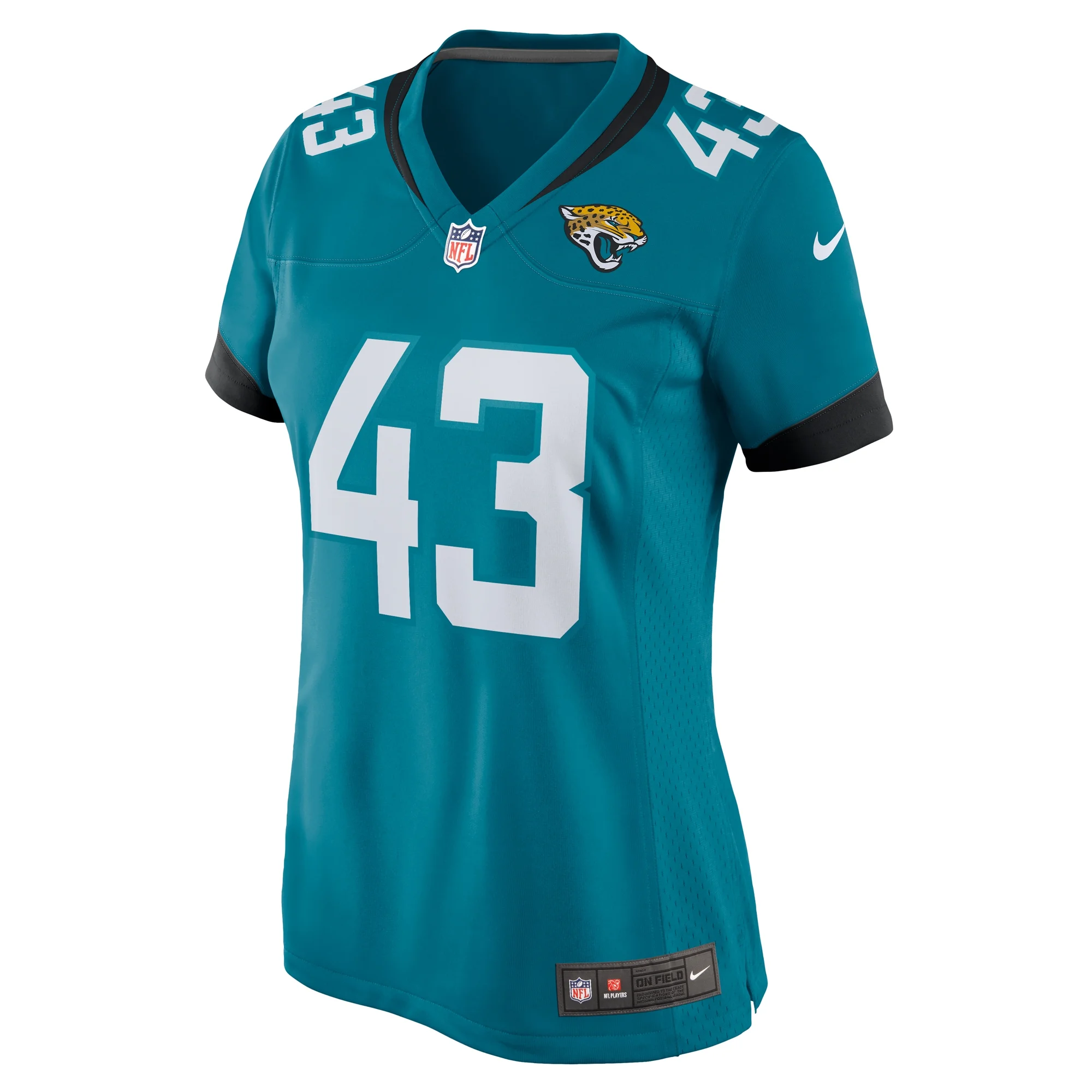 Women's Nike Derek Parish Teal Jacksonville Jaguars Game Jersey