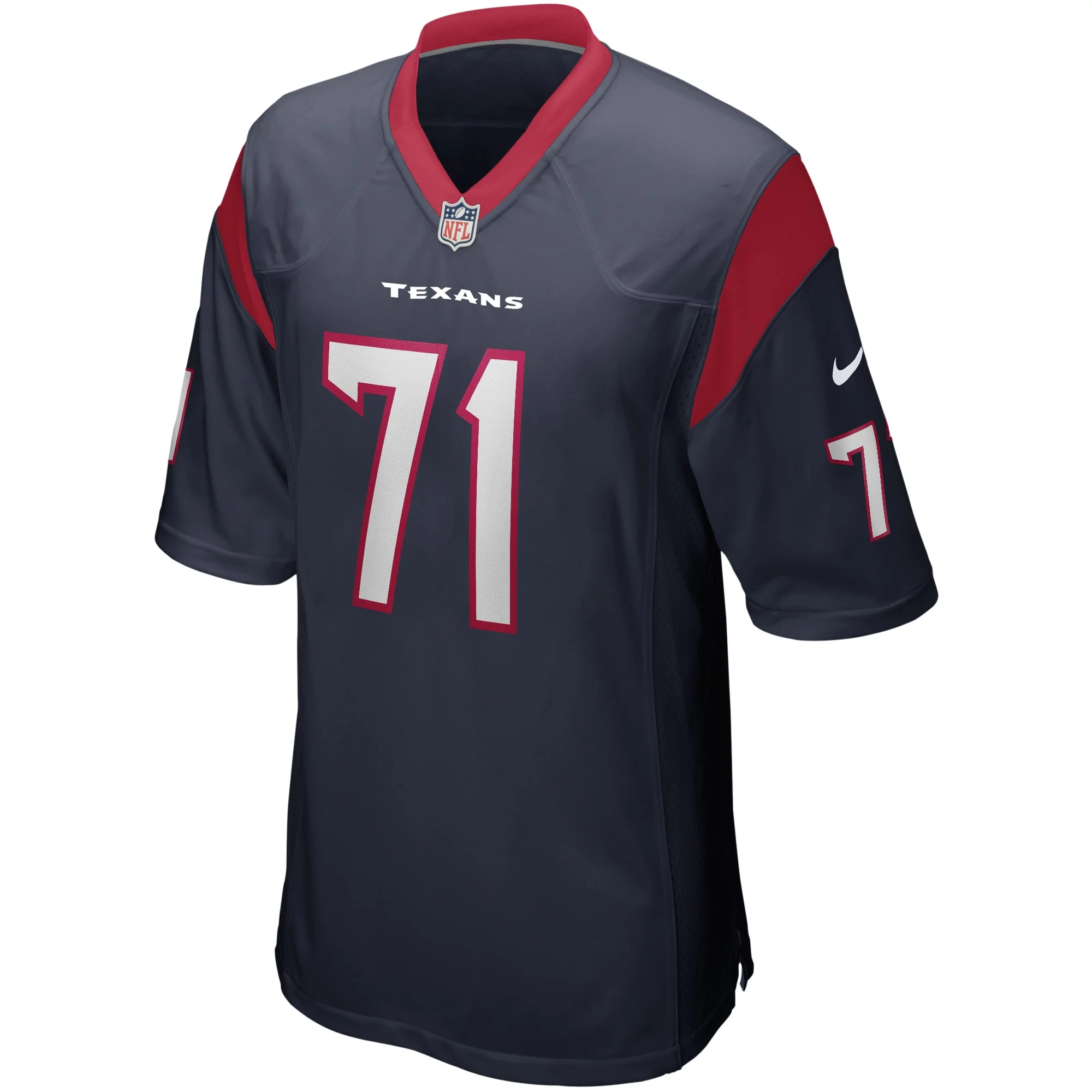 Men's Nike Tytus Howard Navy Houston Texans Game Jersey