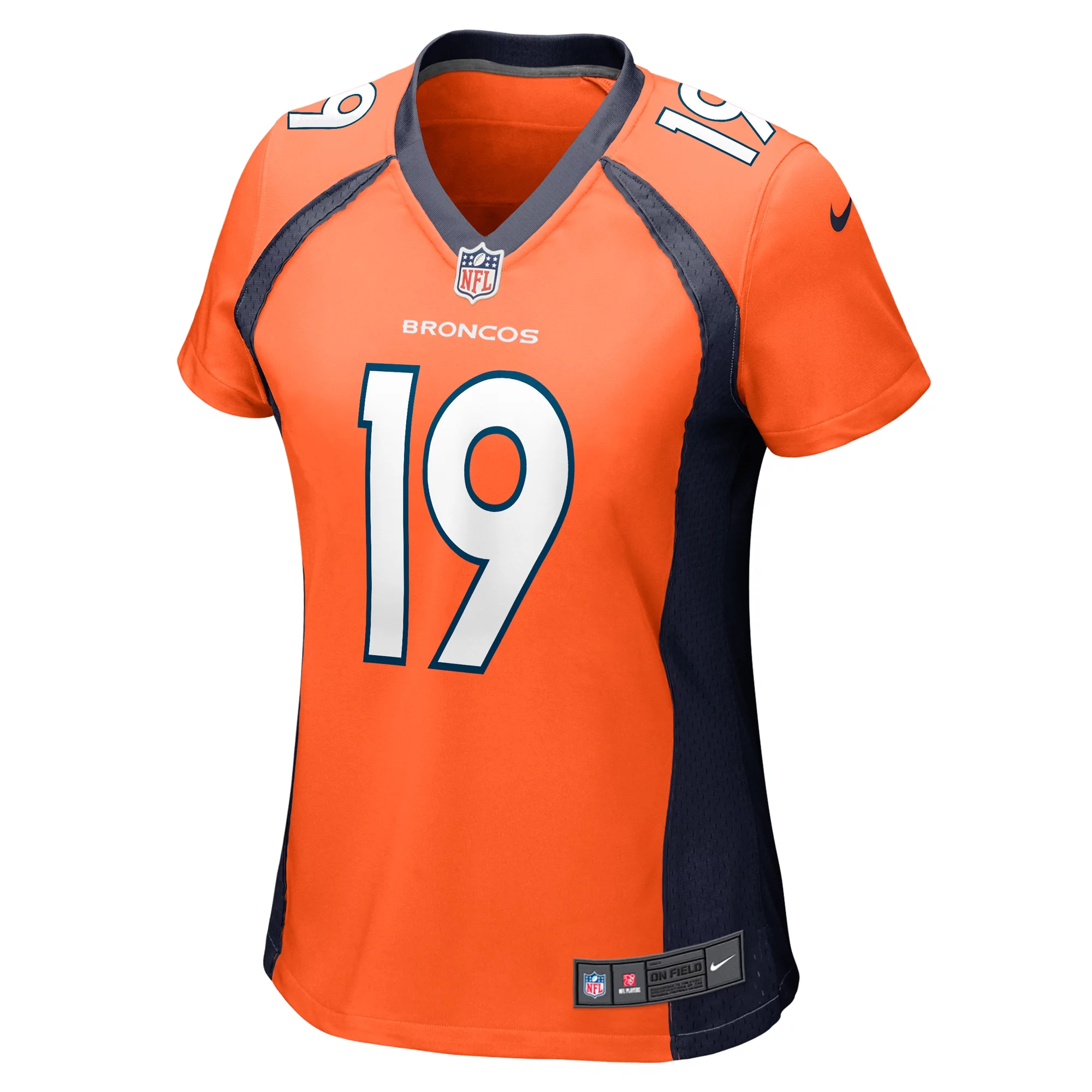 Women's Nike Marvin Mims Jr Orange Denver Broncos Team Game Jersey