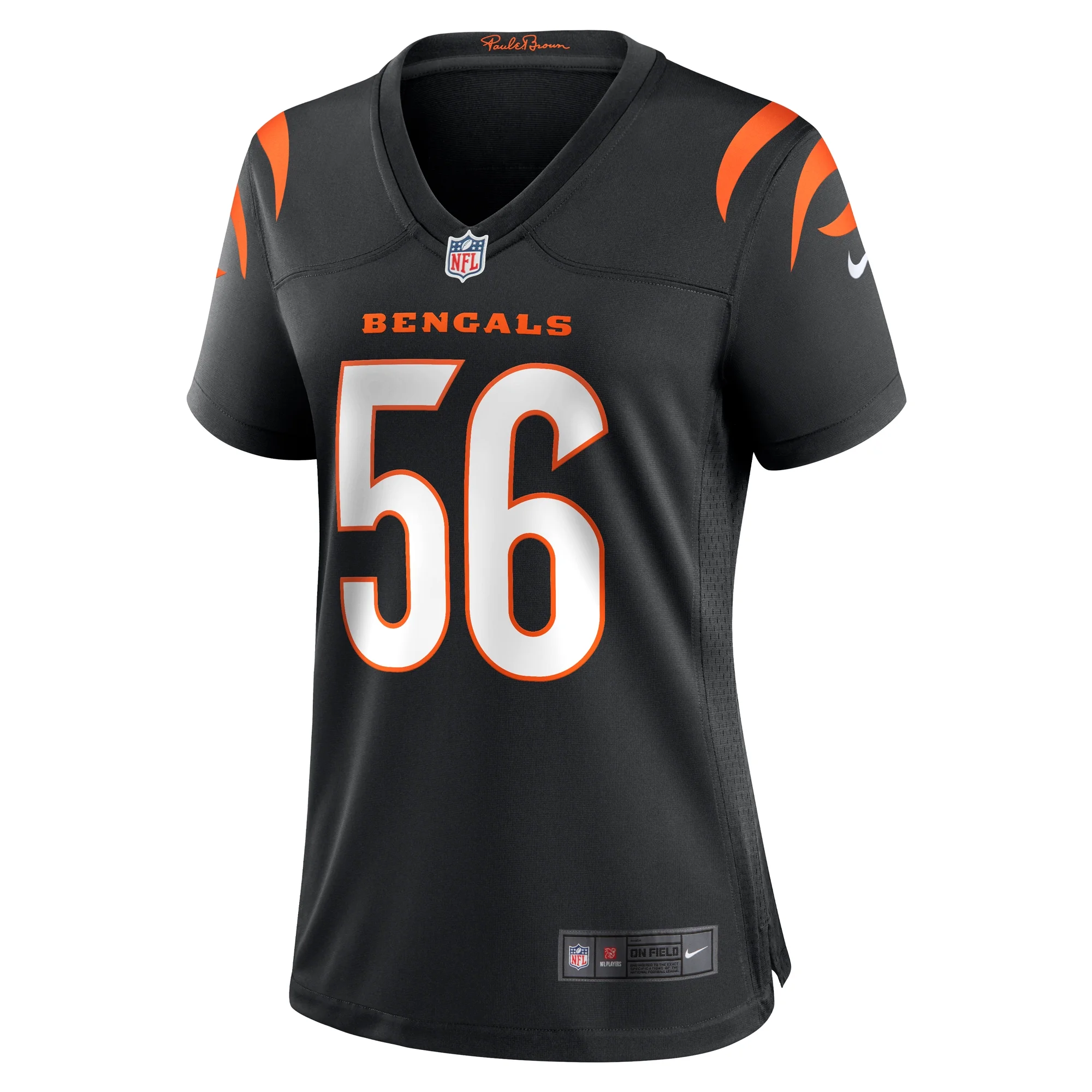 Women's Nike Garrett Nelson Black Cincinnati Bengals Game Jersey