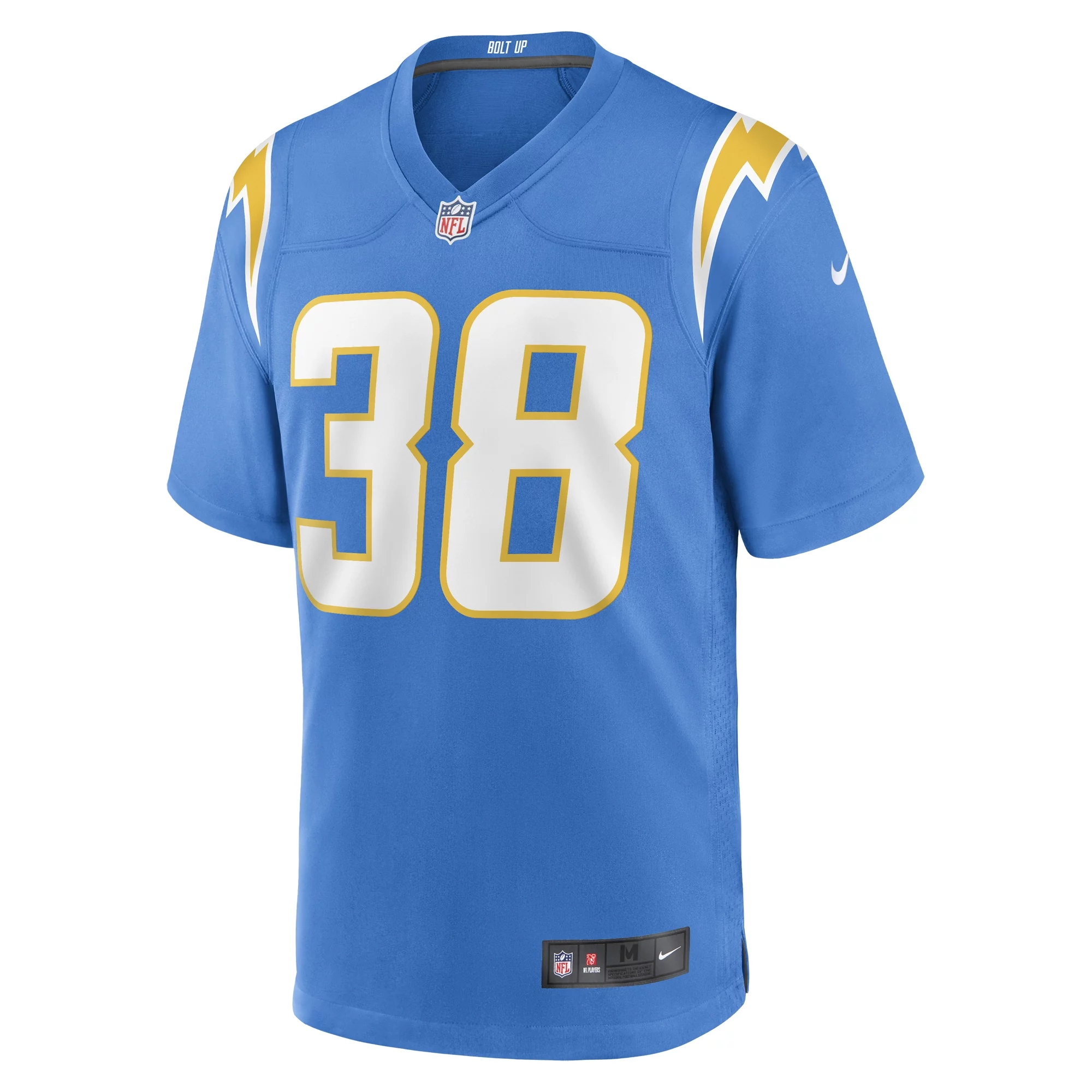 Men's Nike Milton Wright Powder Blue Los Angeles Chargers Game Jersey