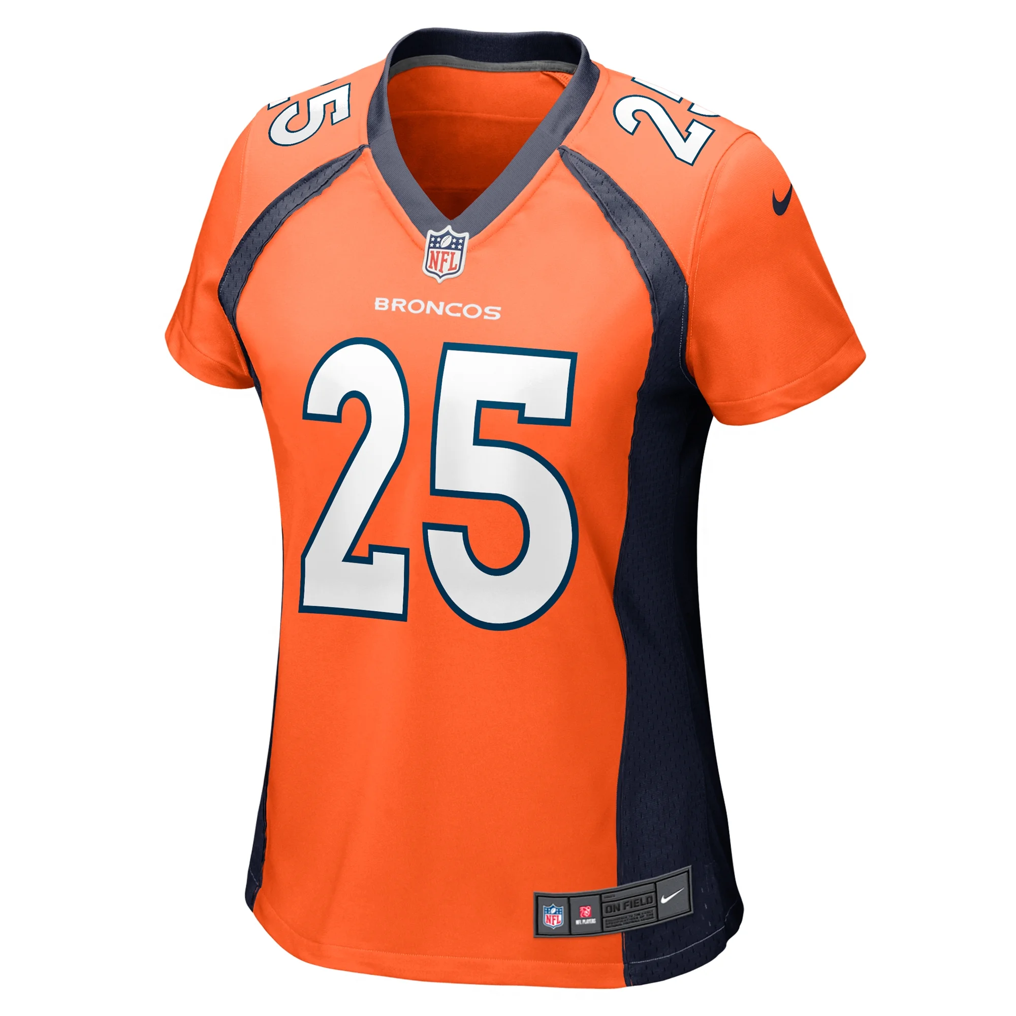 Women's Nike Samaje Perine Orange Denver Broncos Game Player Jersey