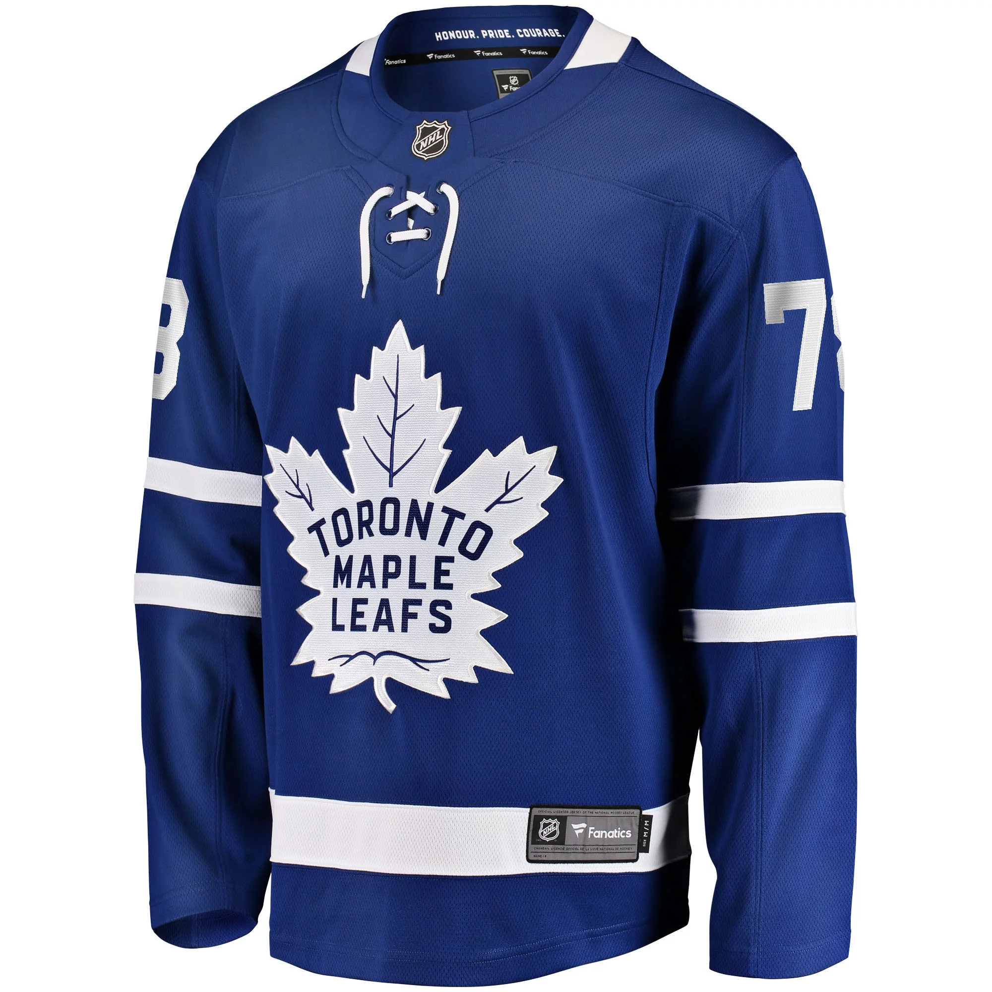 Men's Fanatics TJ Brodie Blue Toronto Maple Leafs Home Breakaway Player Jersey