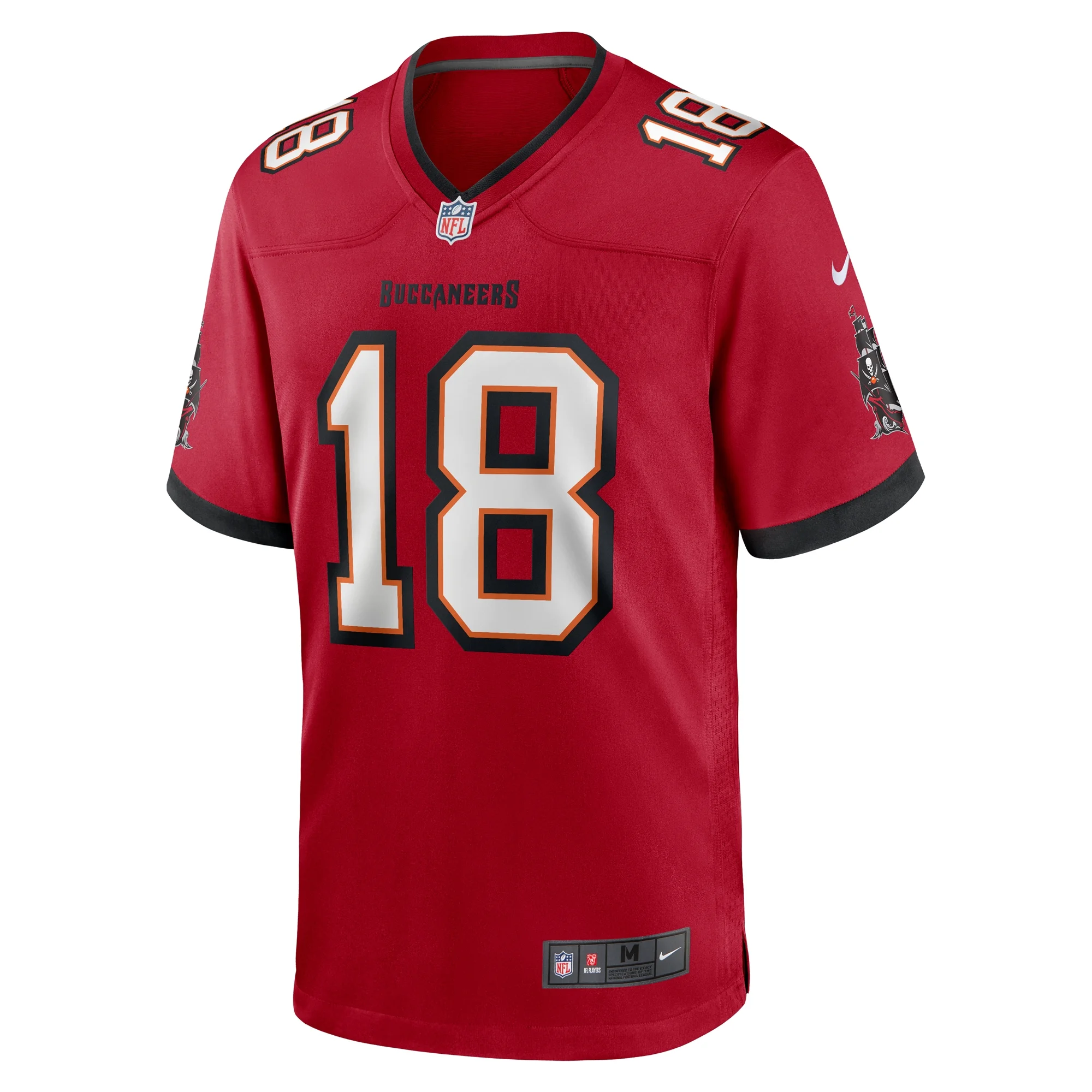 Men's Nike Rakim Jarrett Red Tampa Bay Buccaneers Game Jersey