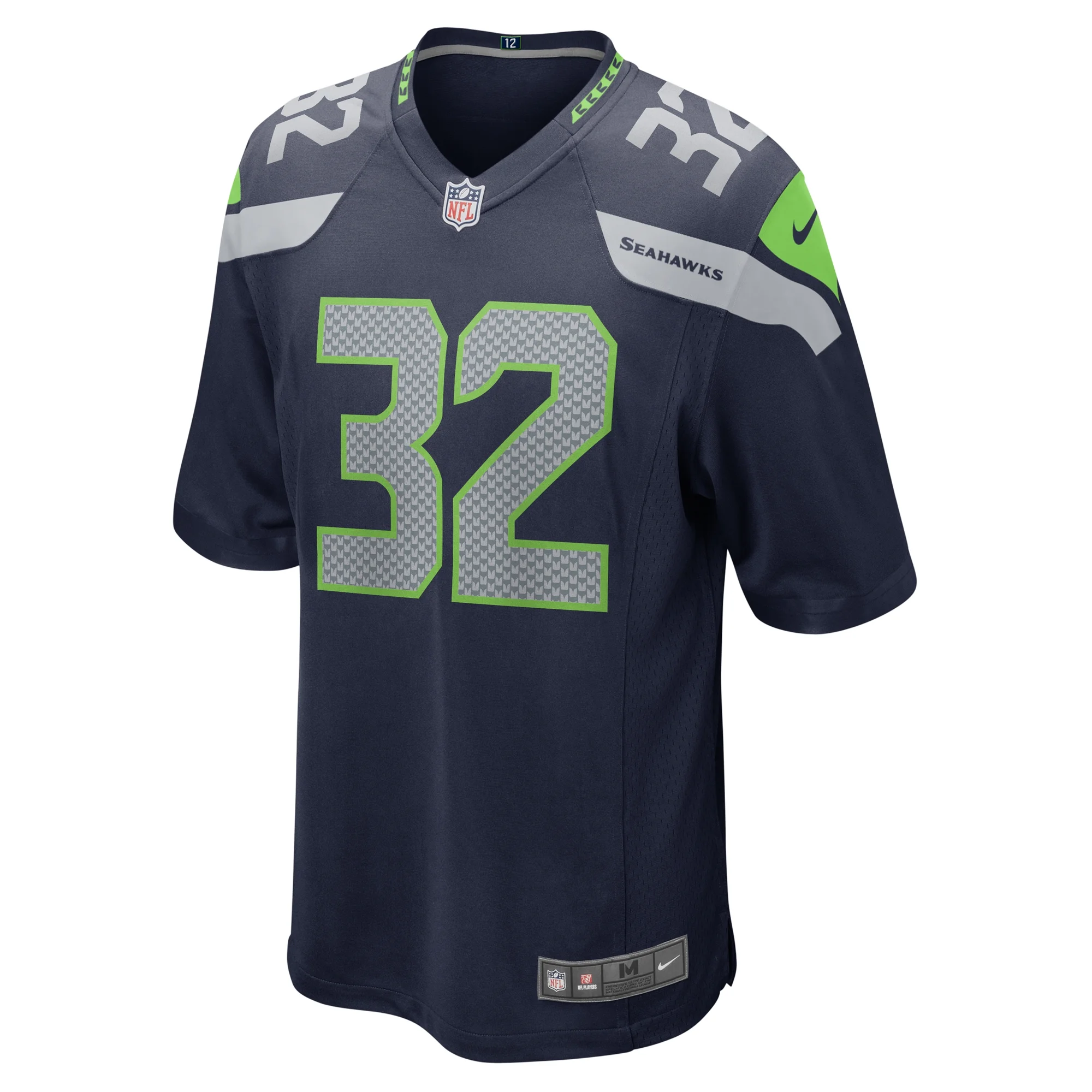 Men's Nike Jerrick Reed II College Navy Seattle Seahawks Game Jersey
