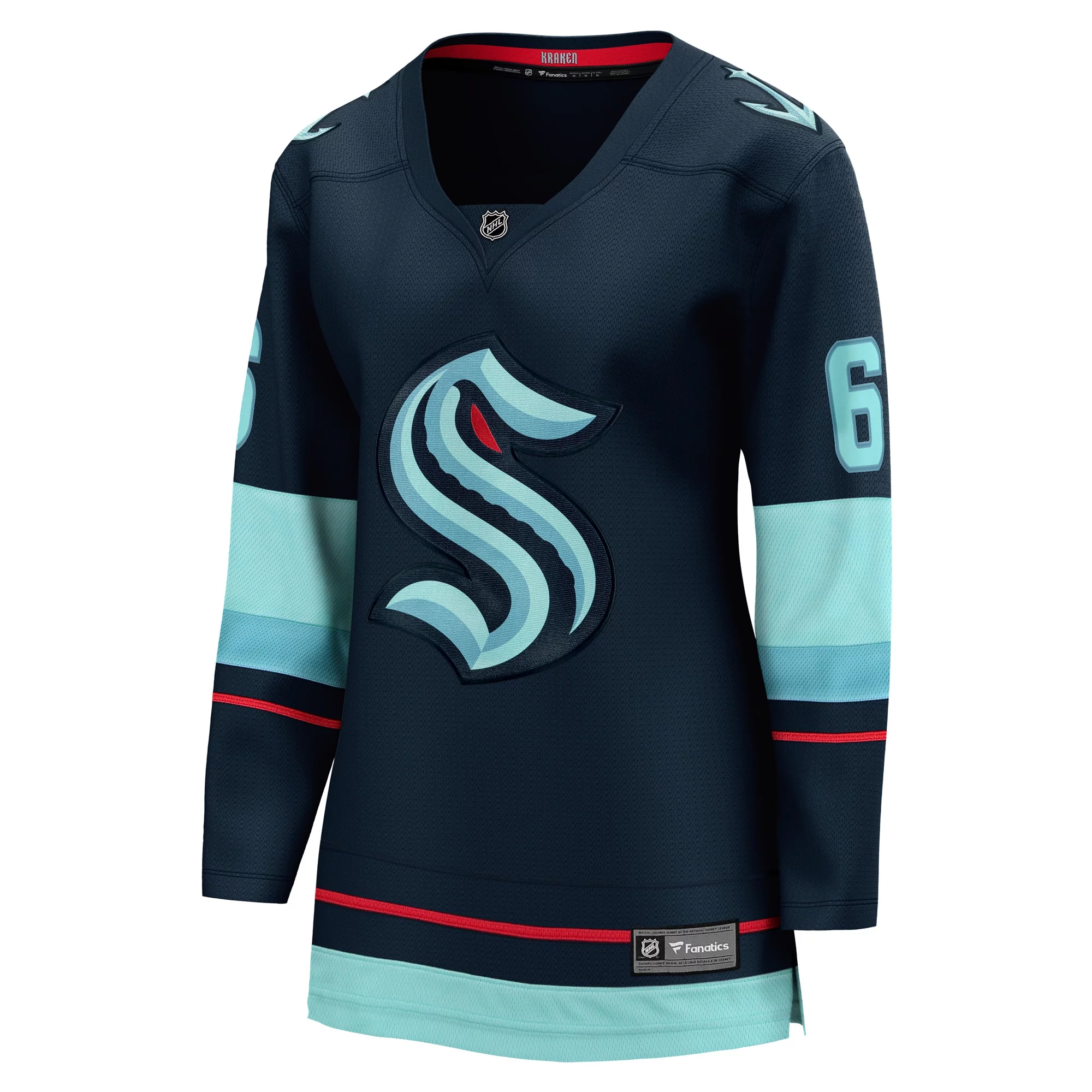 Women's Fanatics Adam Larsson Deep Sea Blue Seattle Kraken Home Breakaway Player Jersey