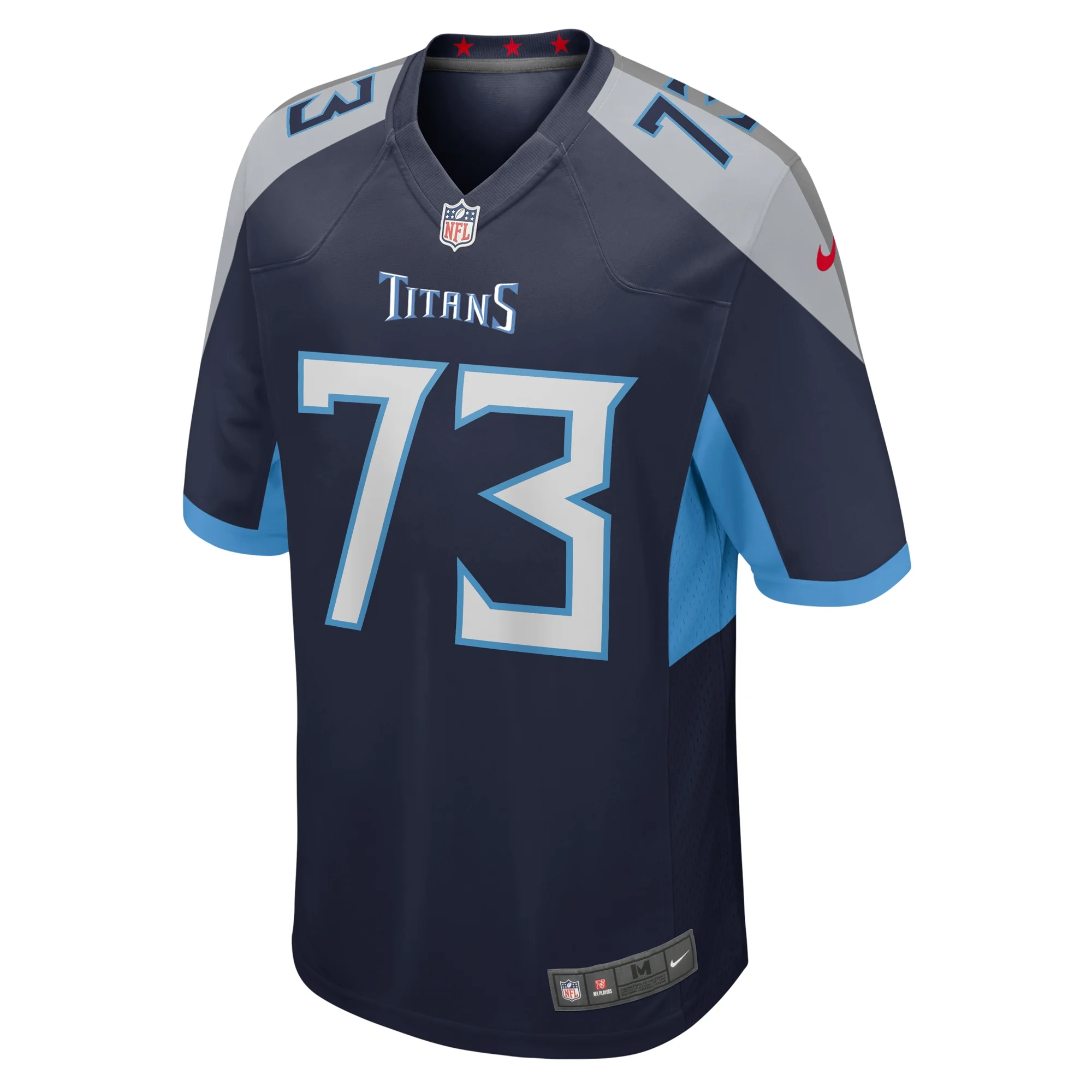 Men's Nike Justin Murray Navy Tennessee Titans Team Game Jersey