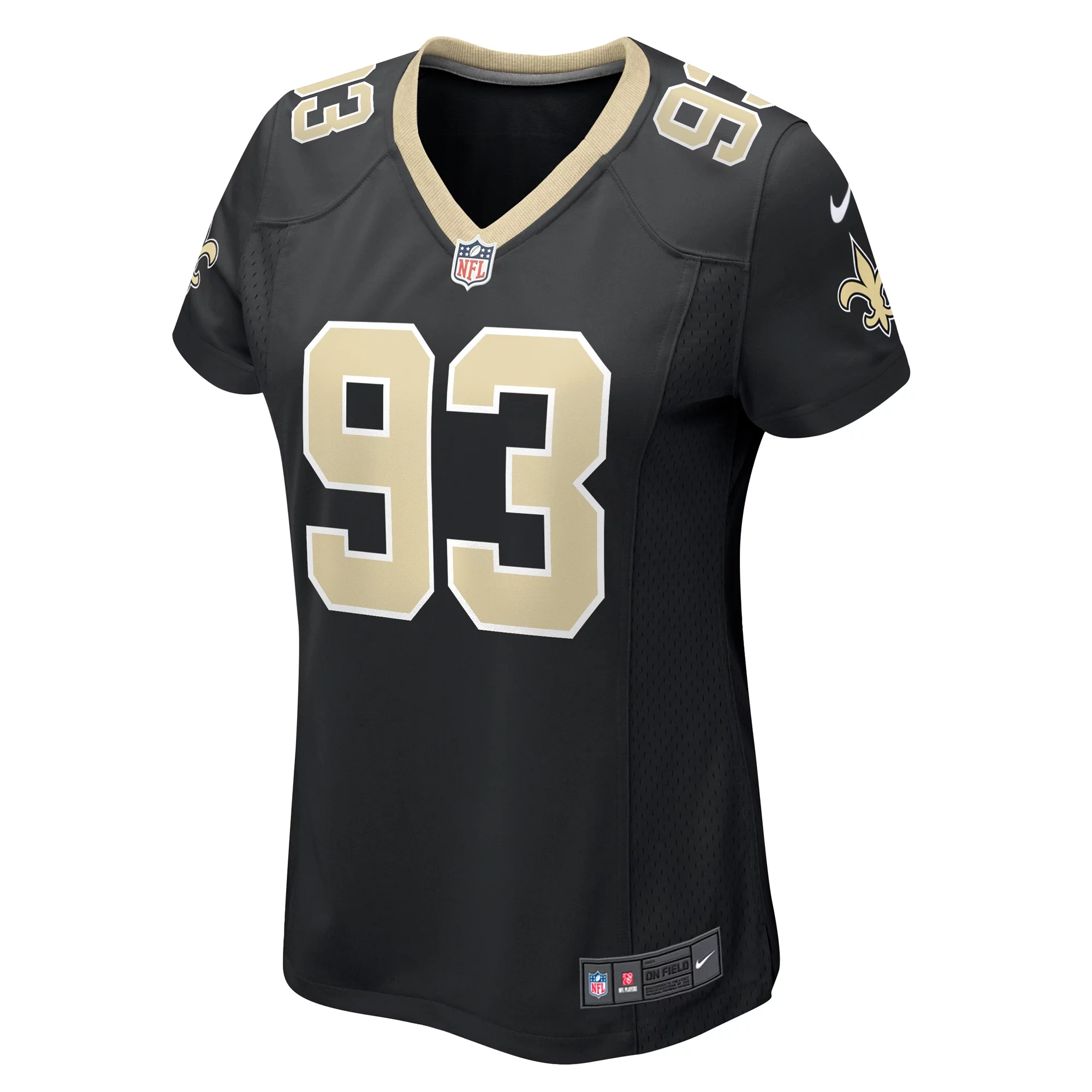 Women's Nike Nathan Shepherd Black New Orleans Saints Game Jersey