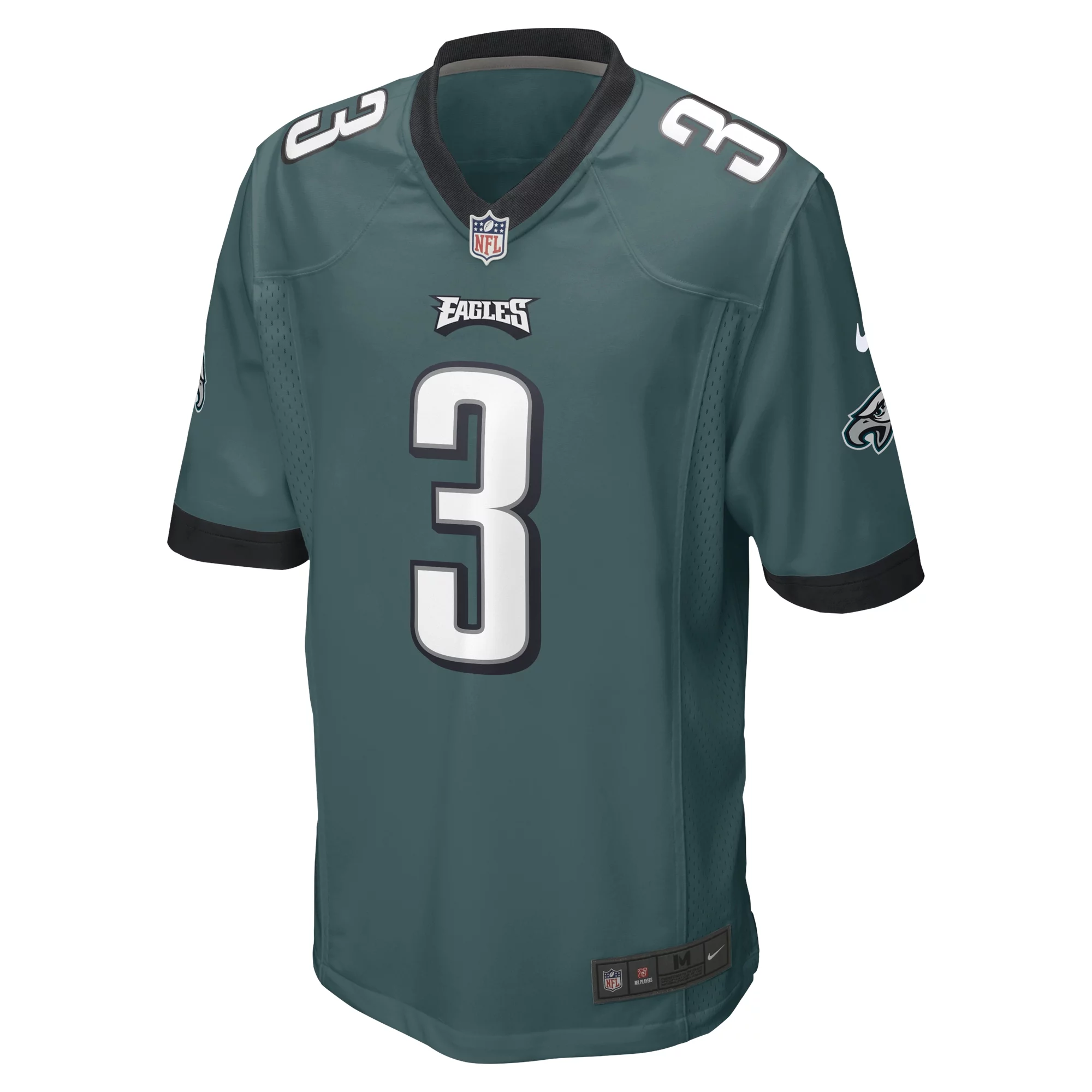 Men's Nike Nolan Smith Midnight Green Philadelphia Eagles 2023 NFL Draft First Round Pick Game Jersey
