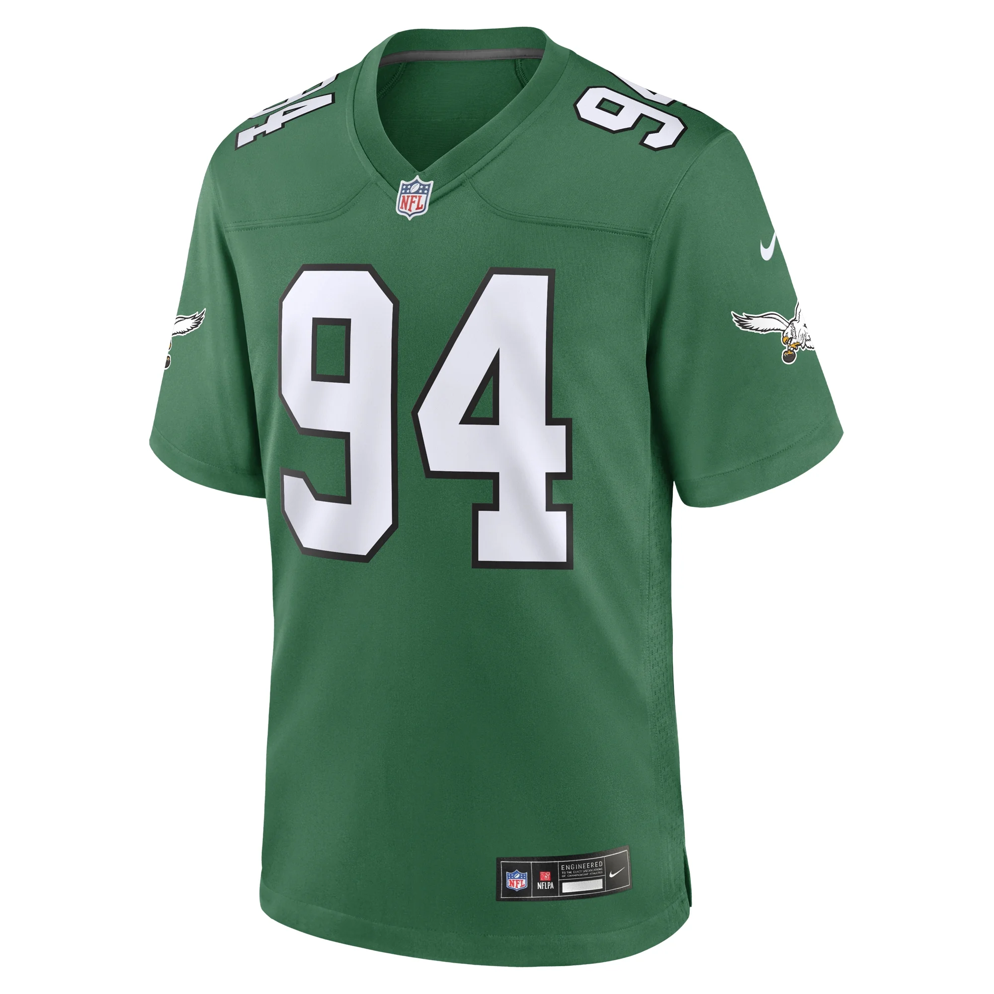 Men's Nike Josh Sweat Kelly Green Philadelphia Eagles Alternate Game Jersey