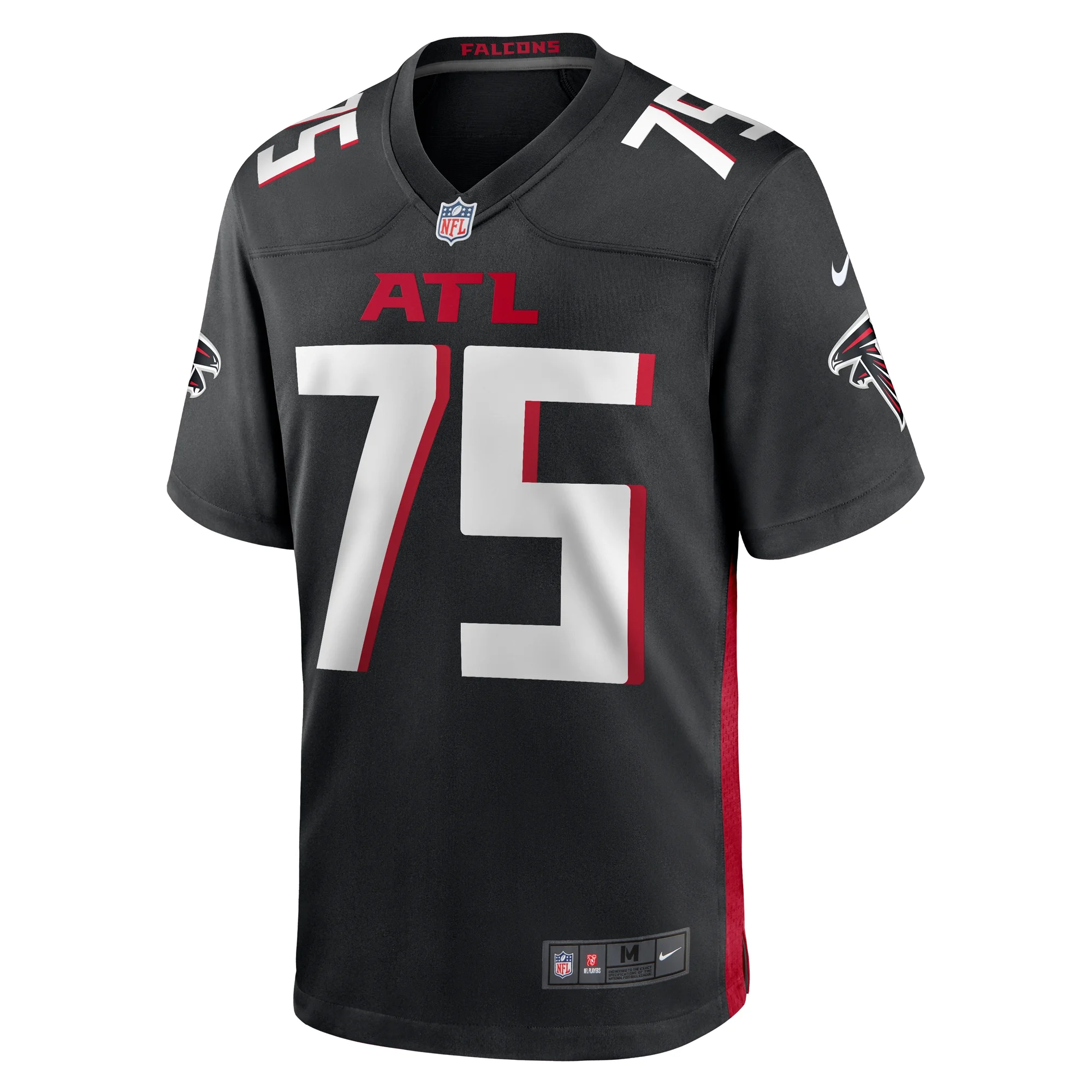 Men's Nike Eli Ankou Black Atlanta Falcons Game Jersey