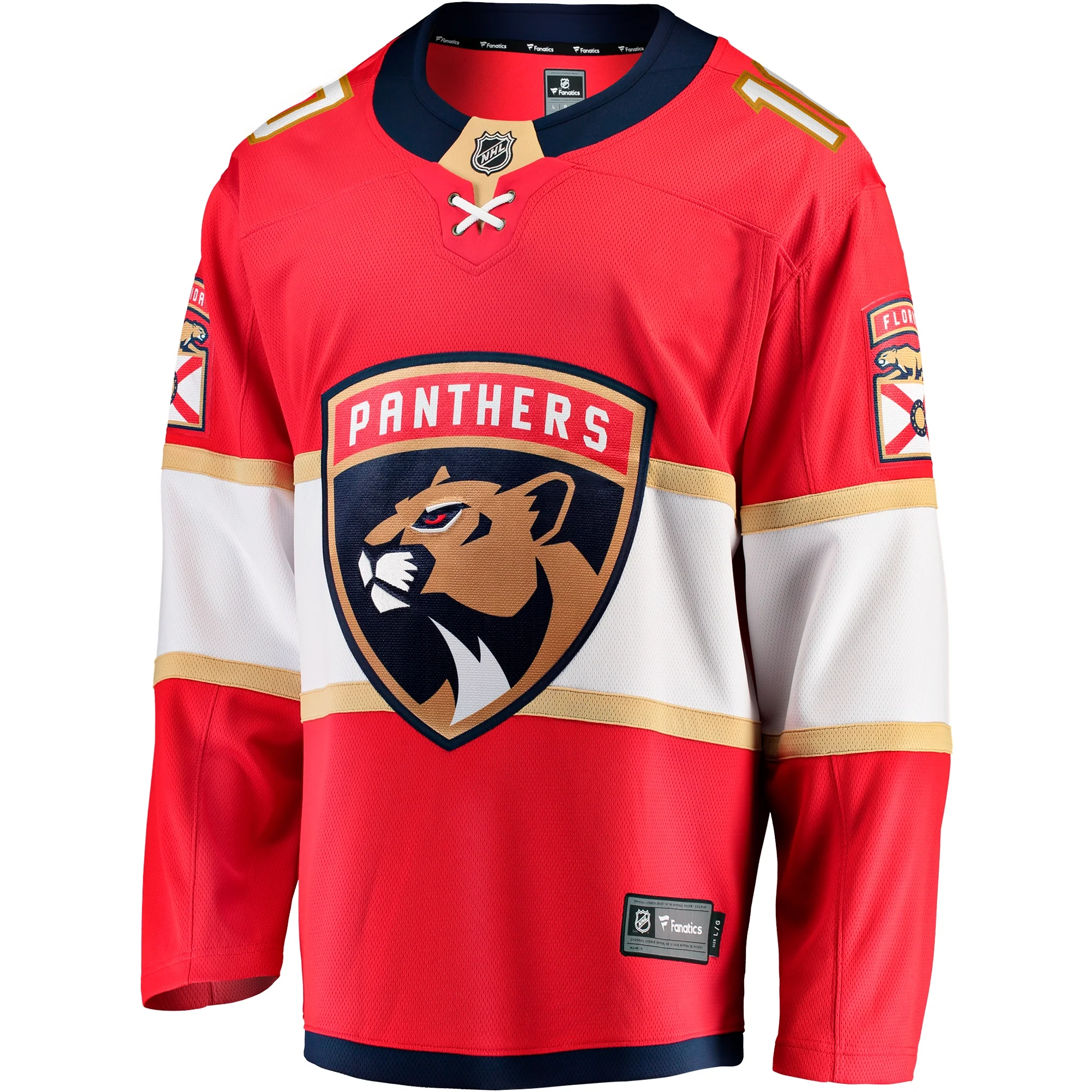 Men's Fanatics Vladimir Tarasenko Red Florida Panthers Home Breakaway Jersey