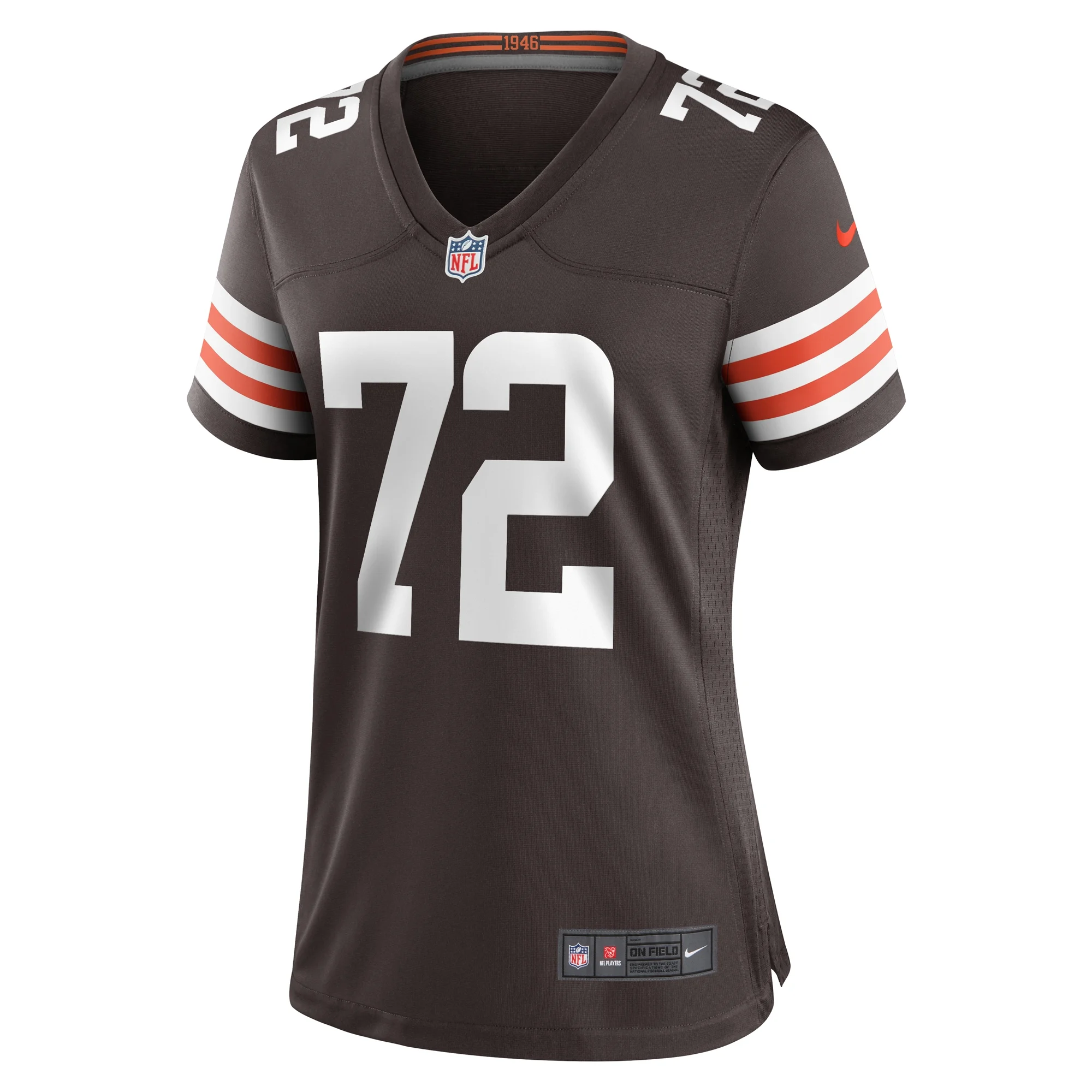 Women's Nike Ty Nsekhe Brown Cleveland Browns Game Jersey