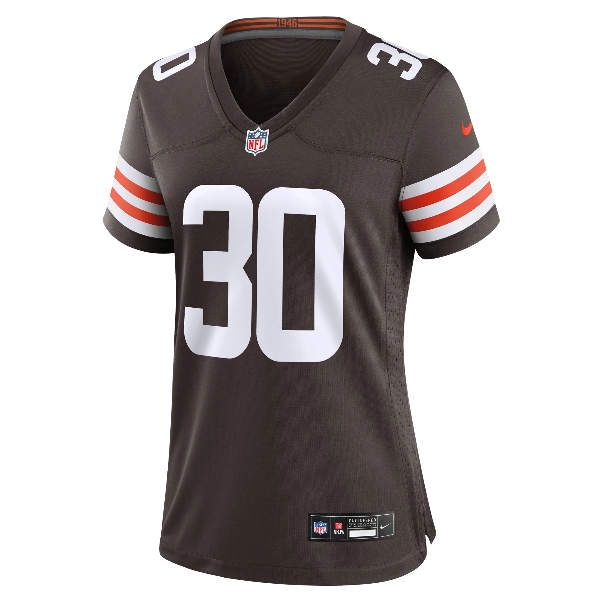Women's Nike Devin Bush Brown Cleveland Browns Game Jersey