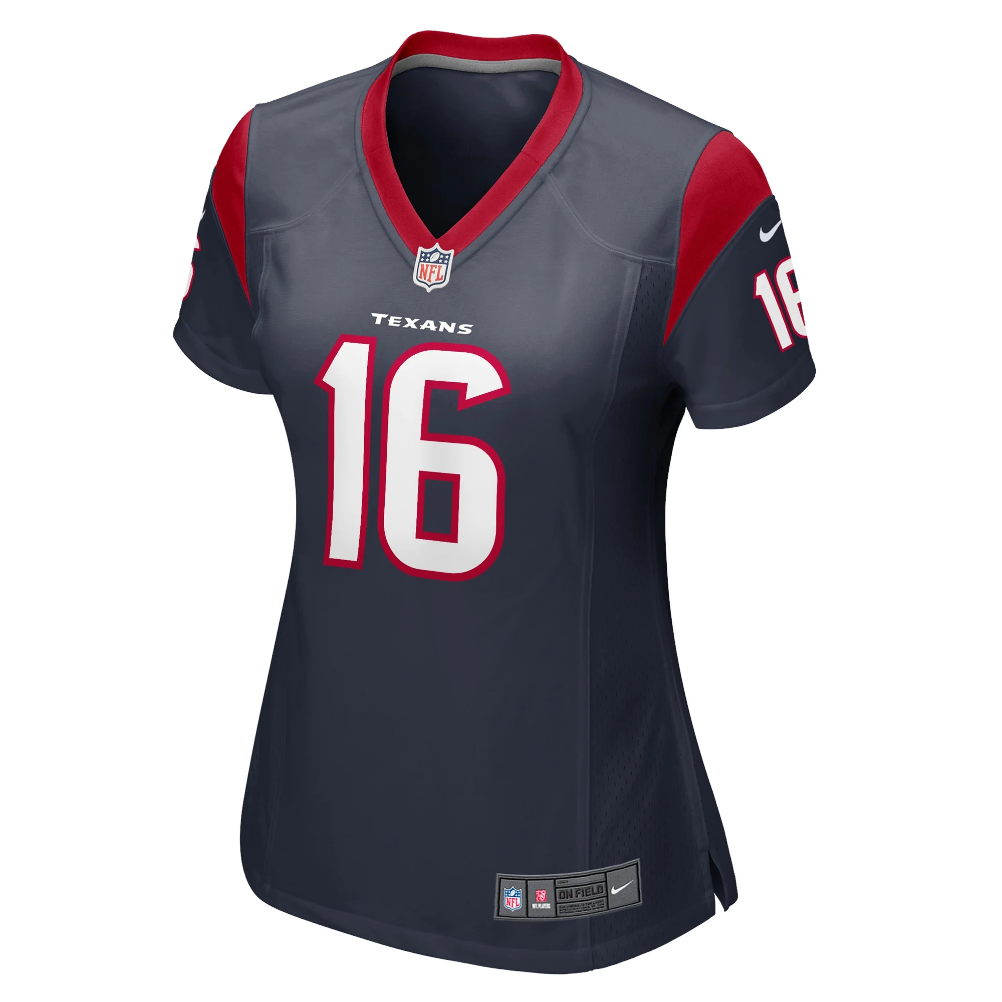 Women's Nike Ty Zentner Navy Houston Texans Team Game Jersey