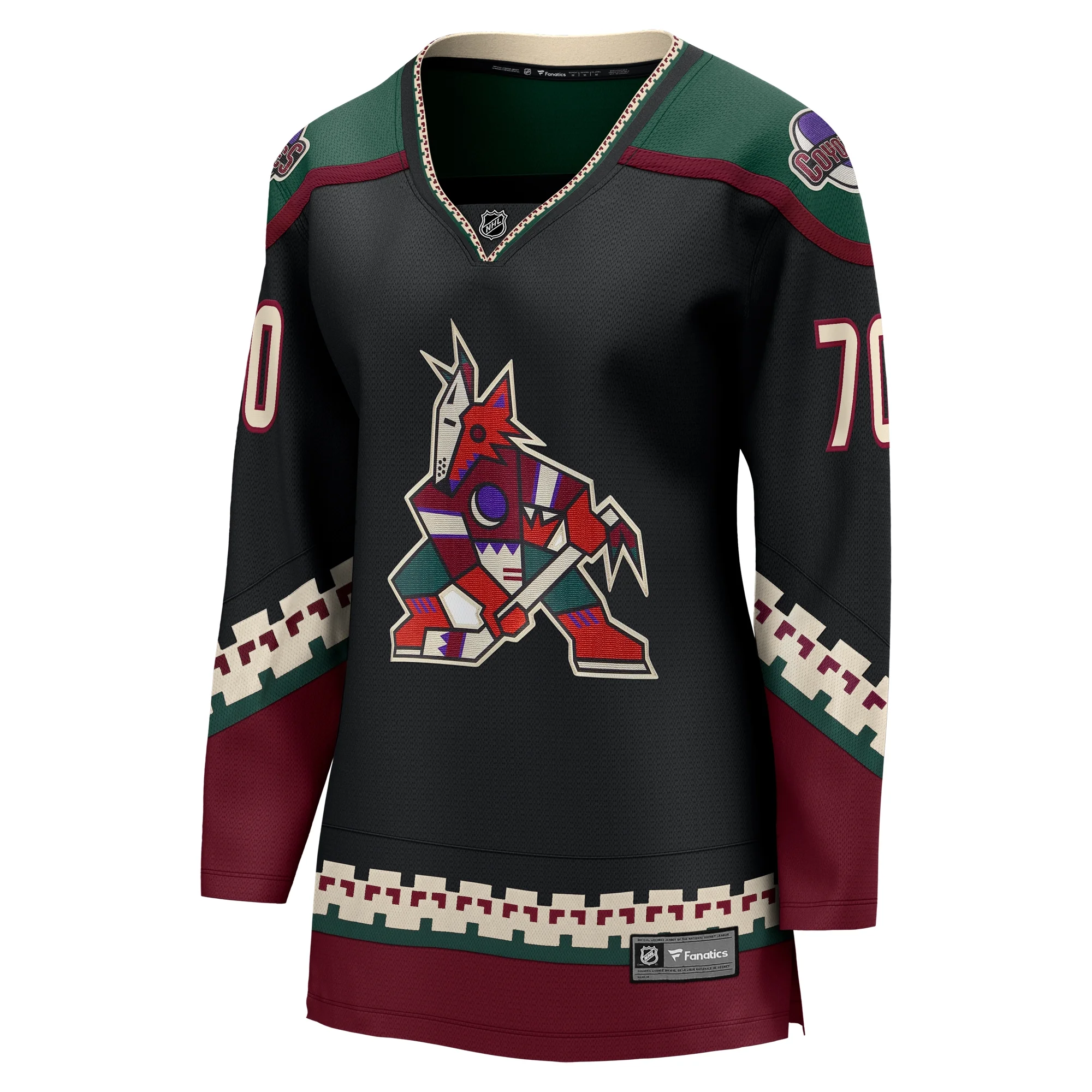 Women's Fanatics Karel Vejmelka Black Arizona Coyotes Home Breakaway Player Jersey