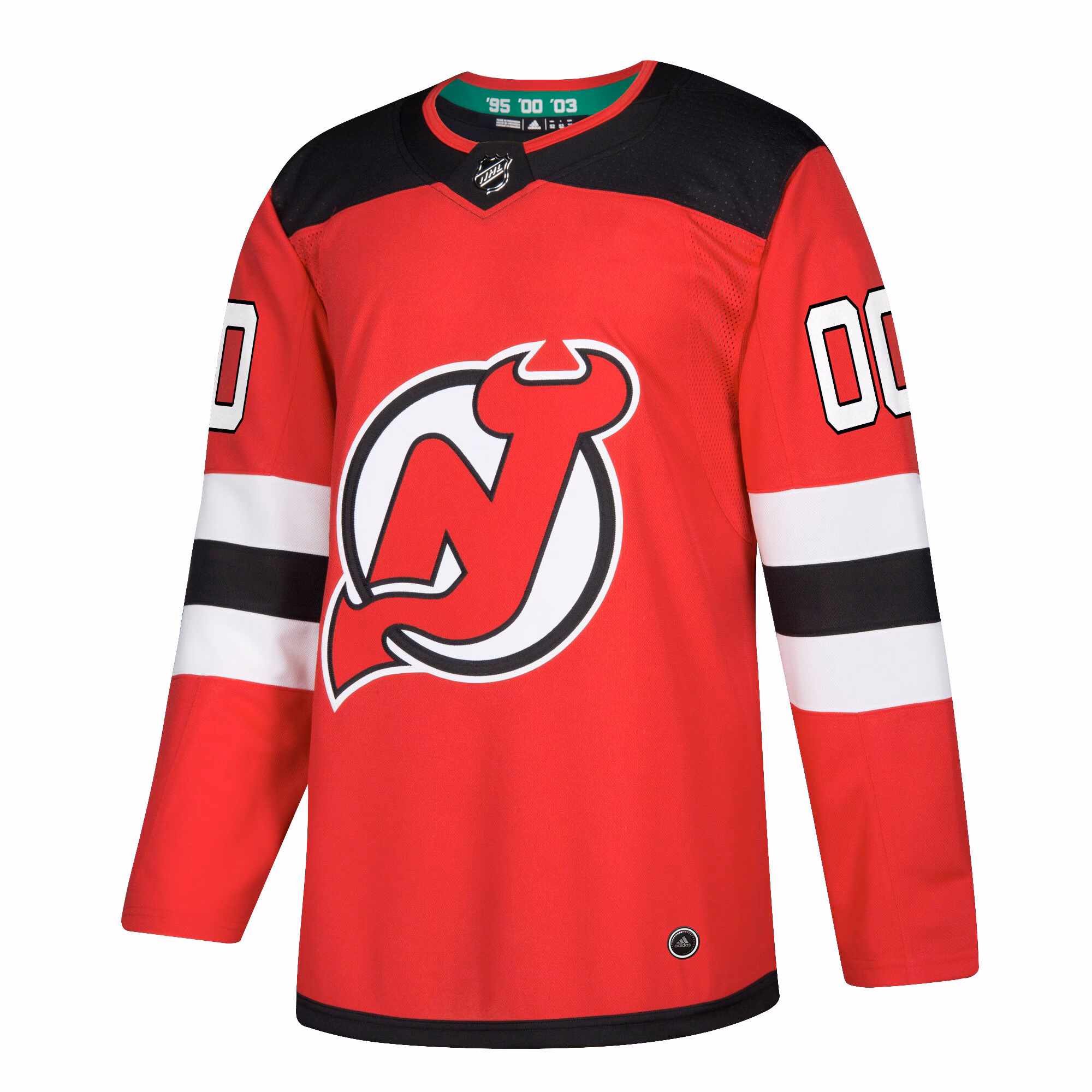 New Jersey Devils adidas Authentic Custom Jersey - Red