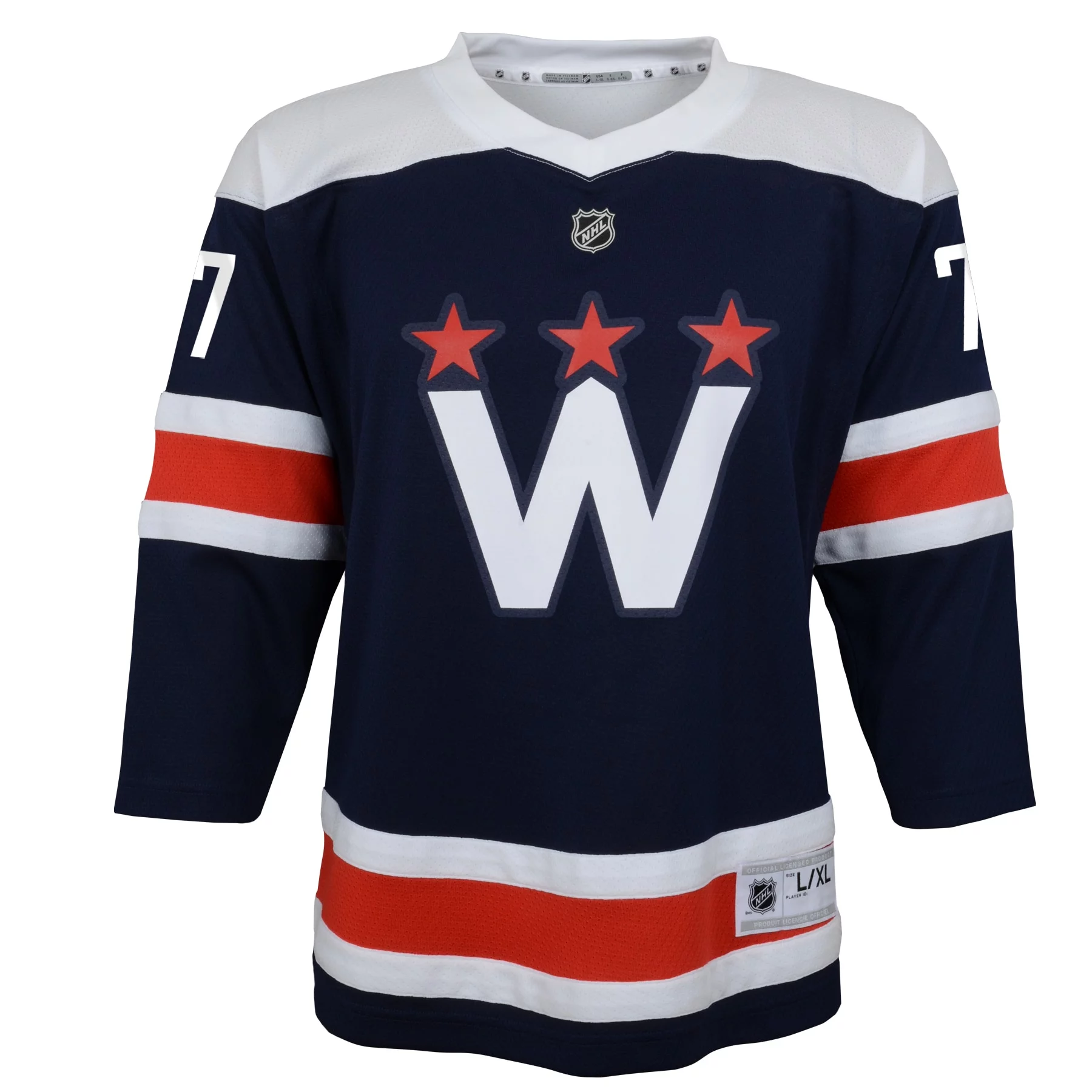 Youth TJ Oshie Navy Washington Capitals 2020/21 Alternate Replica Player Jersey