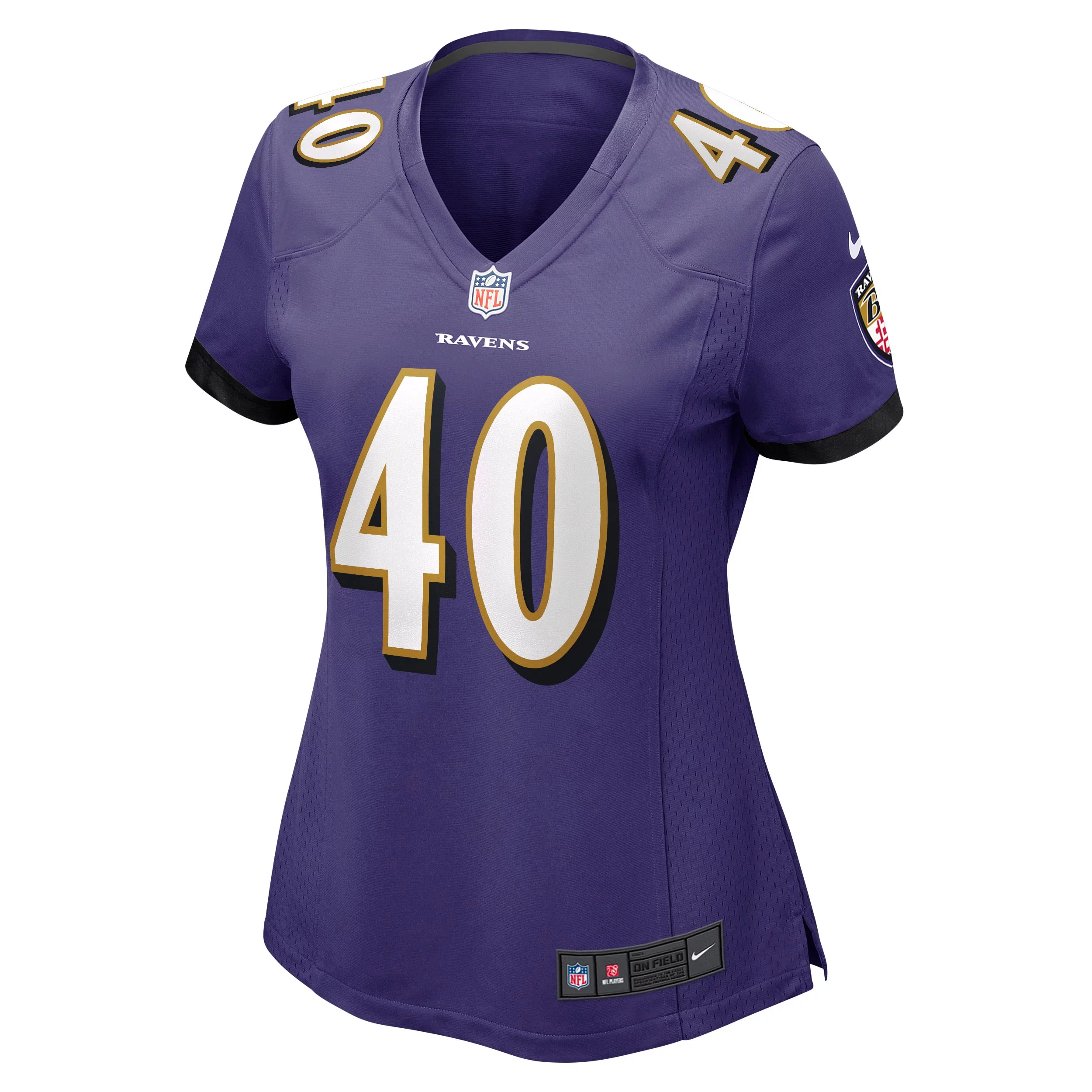 Women's Nike Malik Harrison Purple Baltimore Ravens Game Jersey