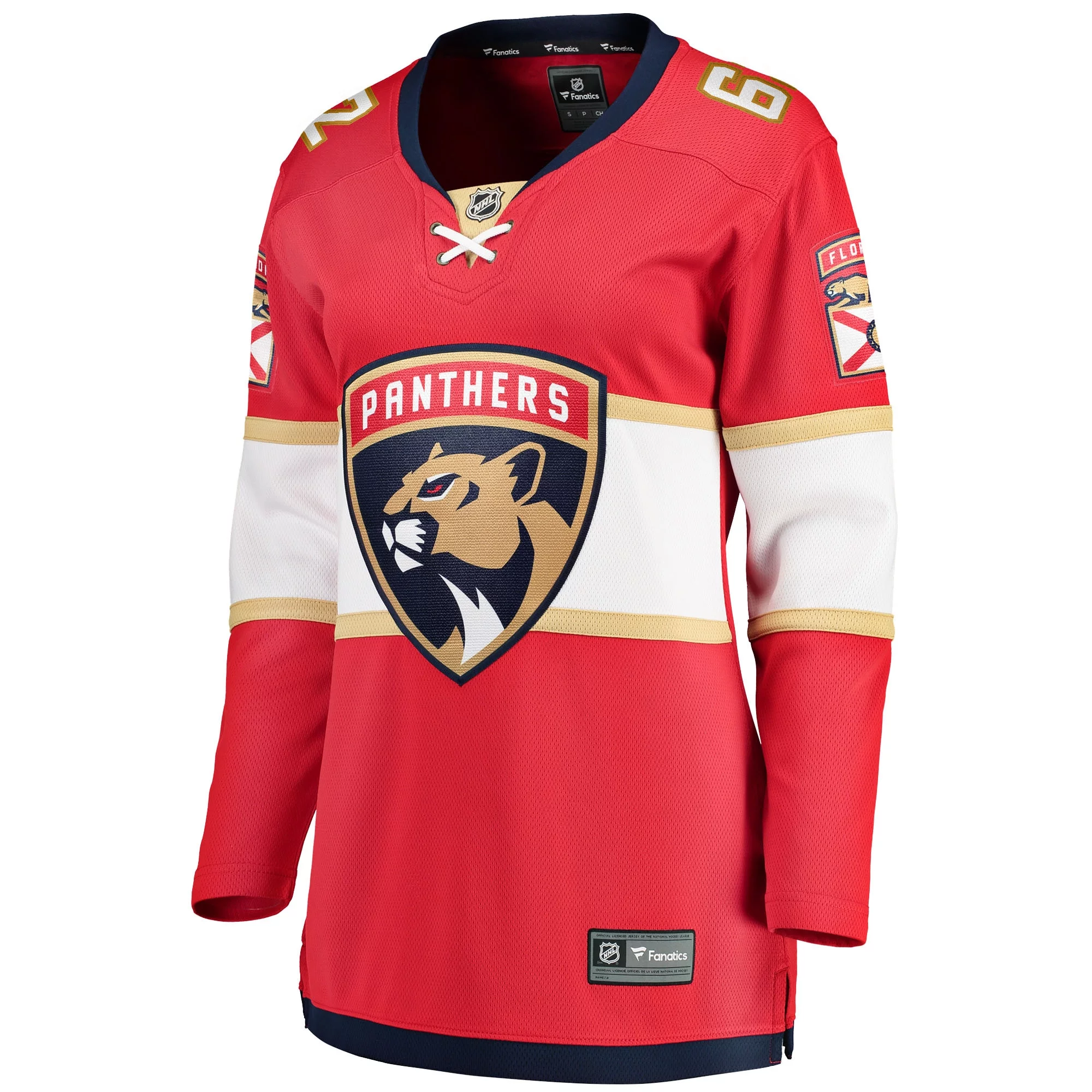 Women's Fanatics Brandon Montour Red Florida Panthers Home Breakaway Player Jersey