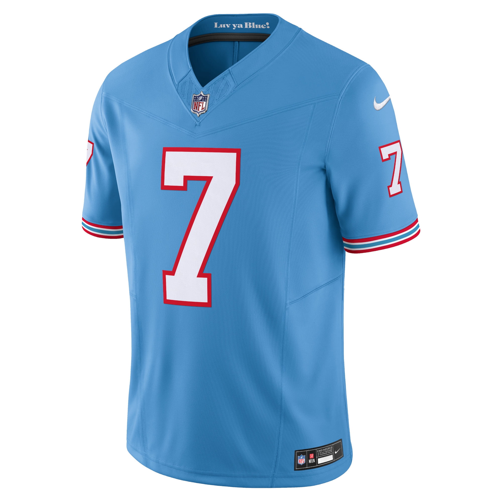 Men's Nike Malik Willis Light Blue Tennessee Titans Vapor F.U.S.E. Limited Jersey