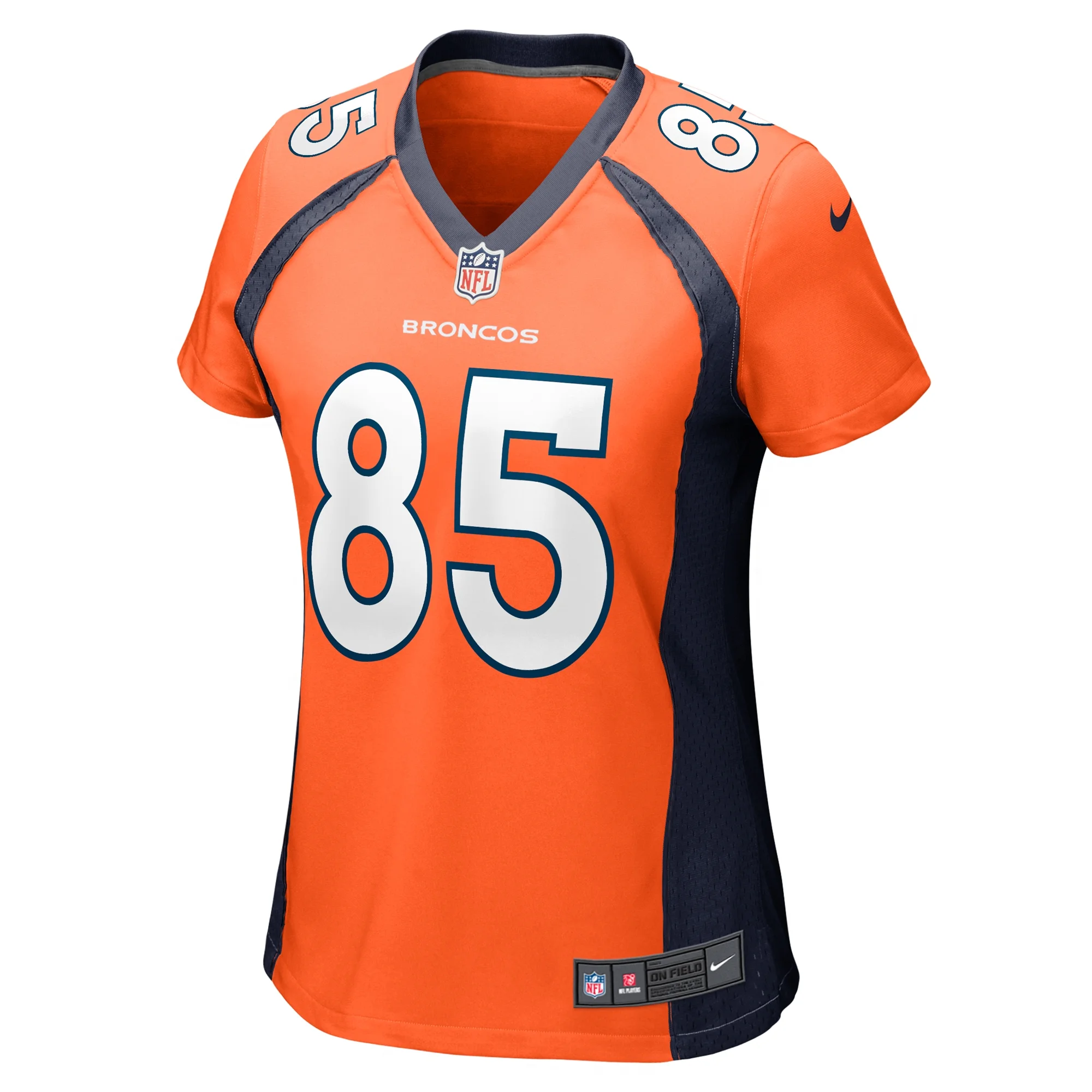 Women's Nike Lucas Krull Orange Denver Broncos Team Game Jersey