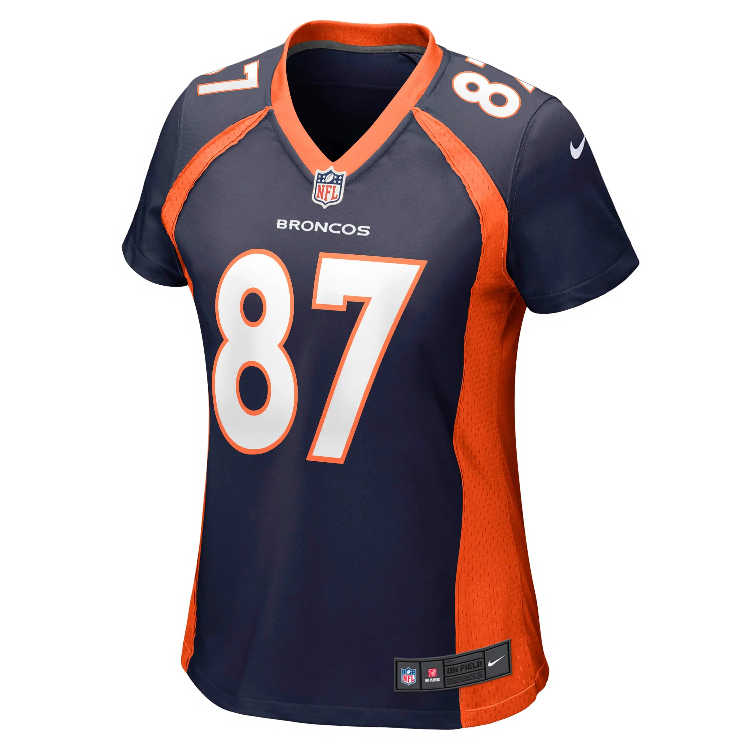 Women's Nike Ed McCaffrey Navy Denver Broncos Retired Player Jersey