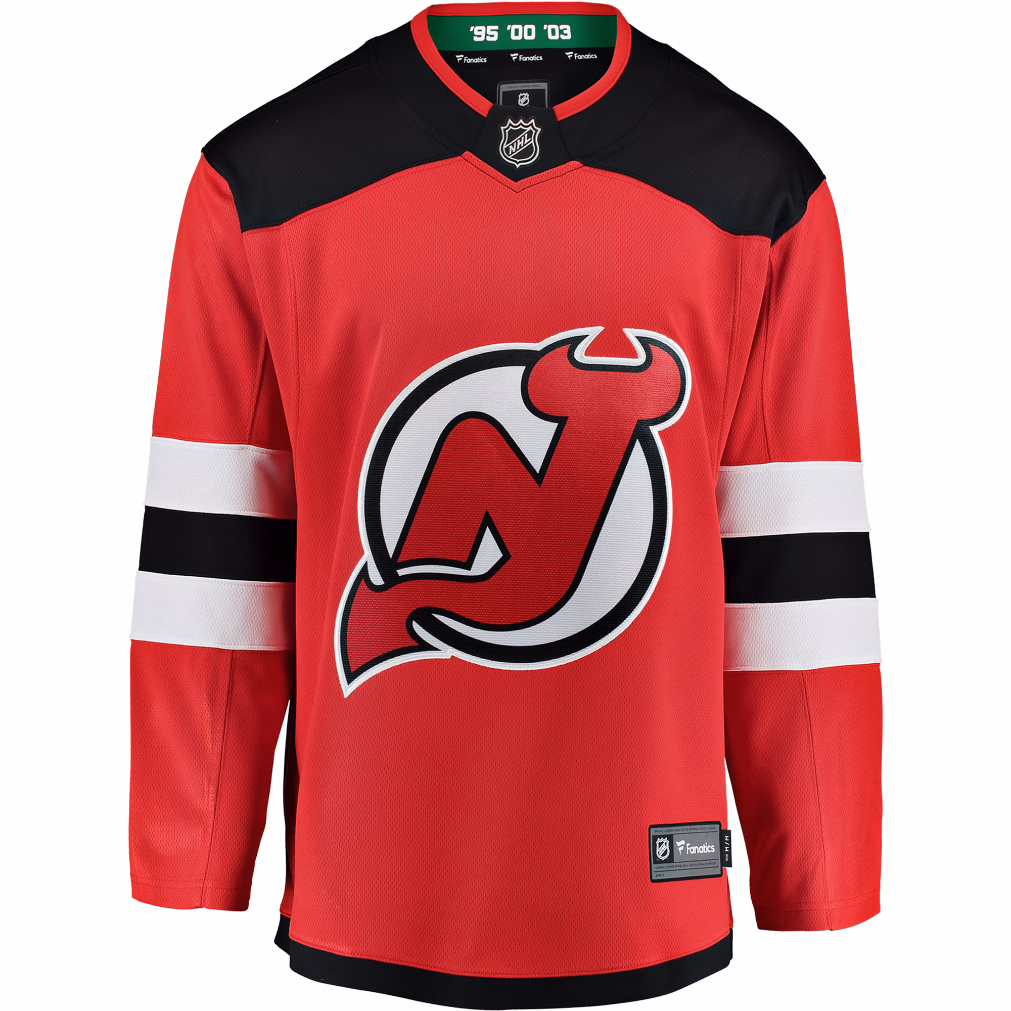 New Jersey Devils Fanatics Youth Breakaway Home Jersey - Red
