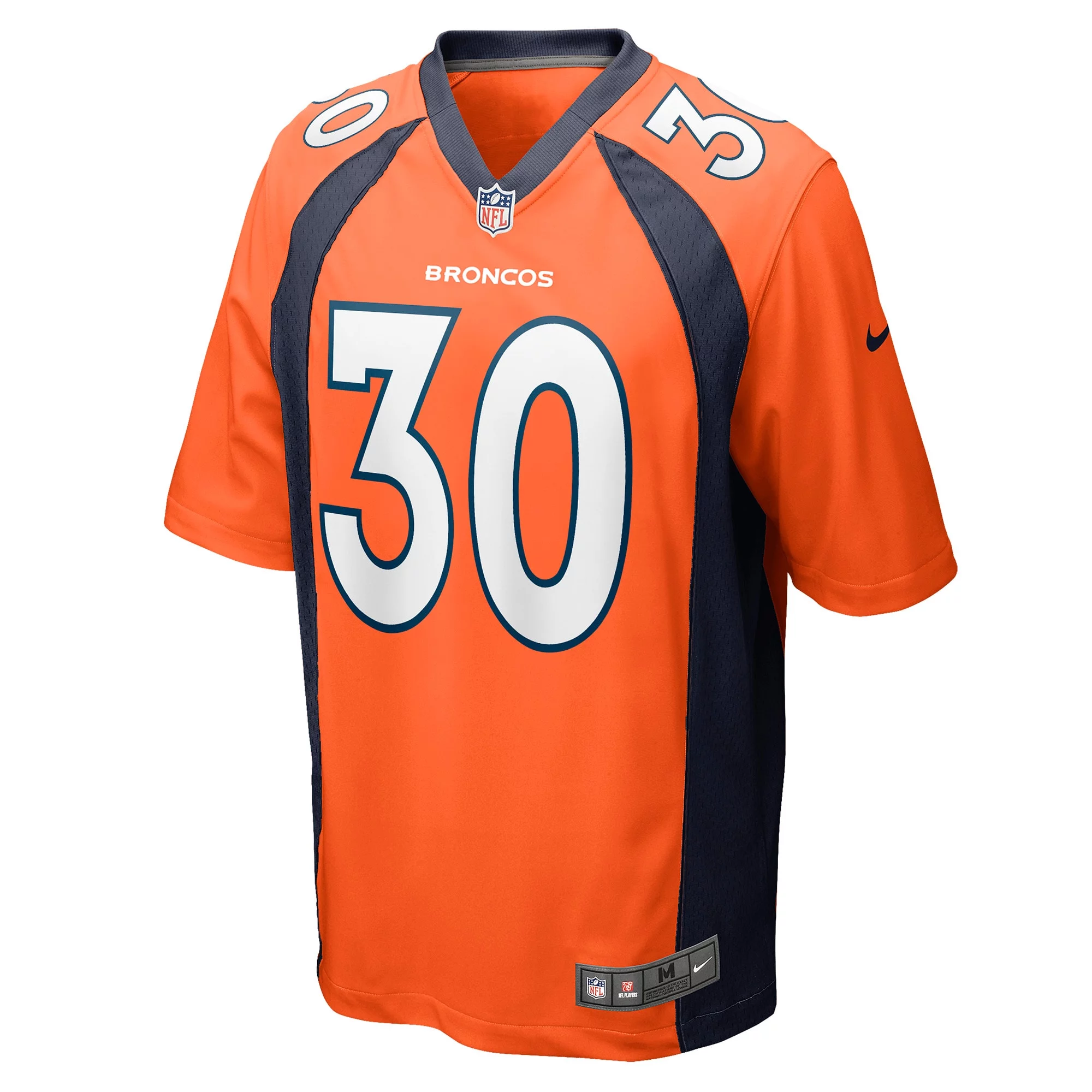 Men's Nike Caden Sterns Orange Denver Broncos Game Jersey