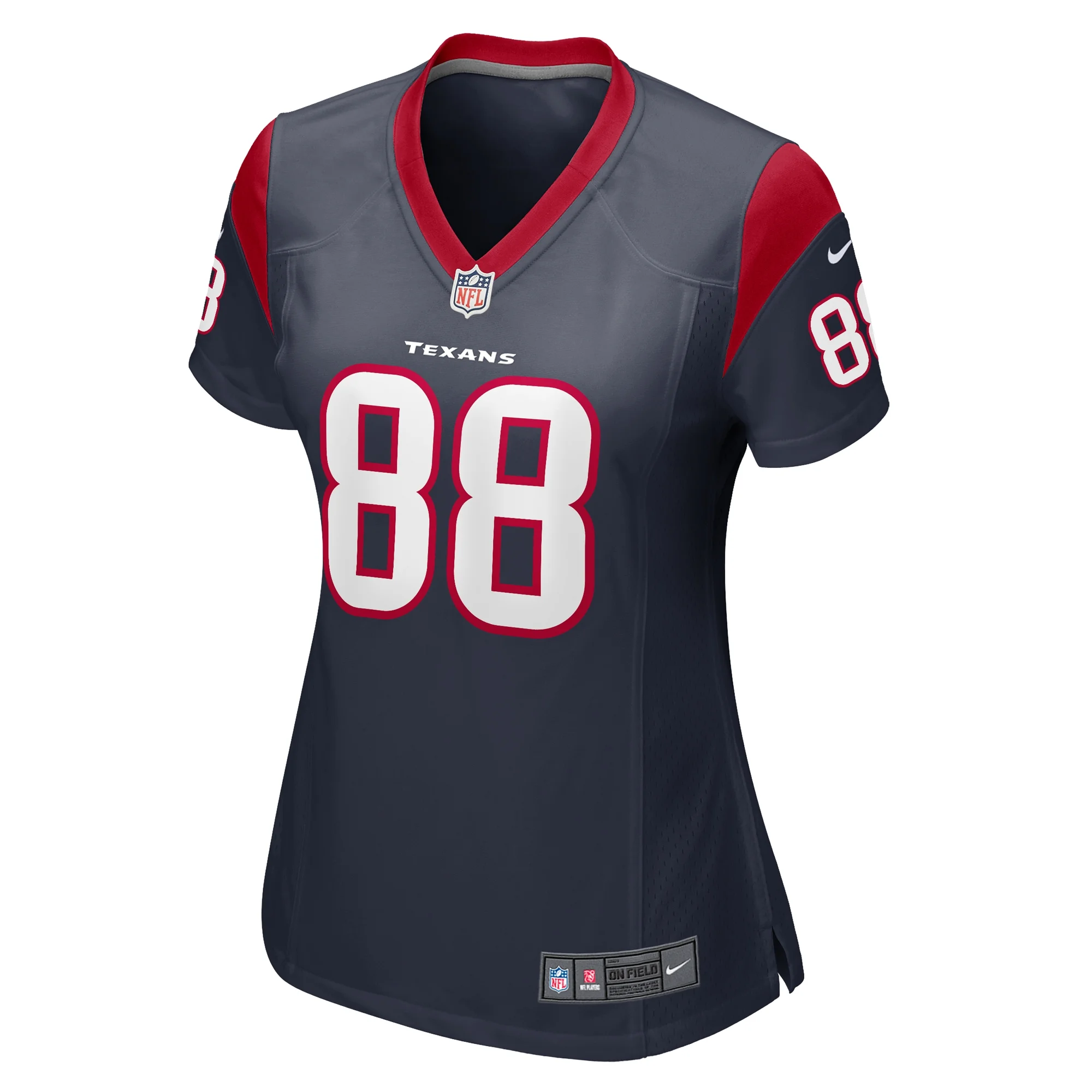 Women's Nike Johnny Johnson Navy Houston Texans Team Game Jersey