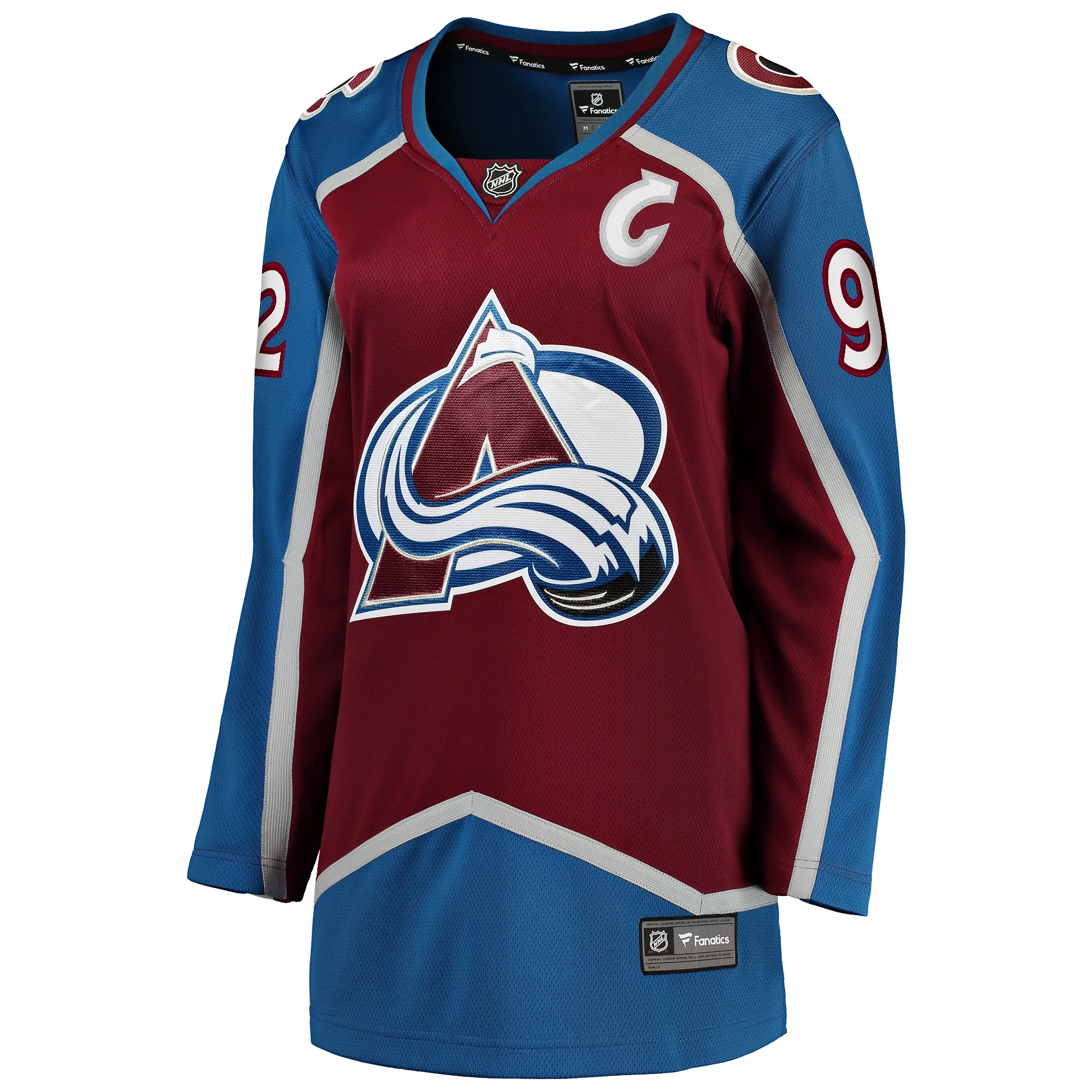 Women's Fanatics Gabriel Landeskog Burgundy Colorado Avalanche Captain Patch Home Breakaway Player Jersey