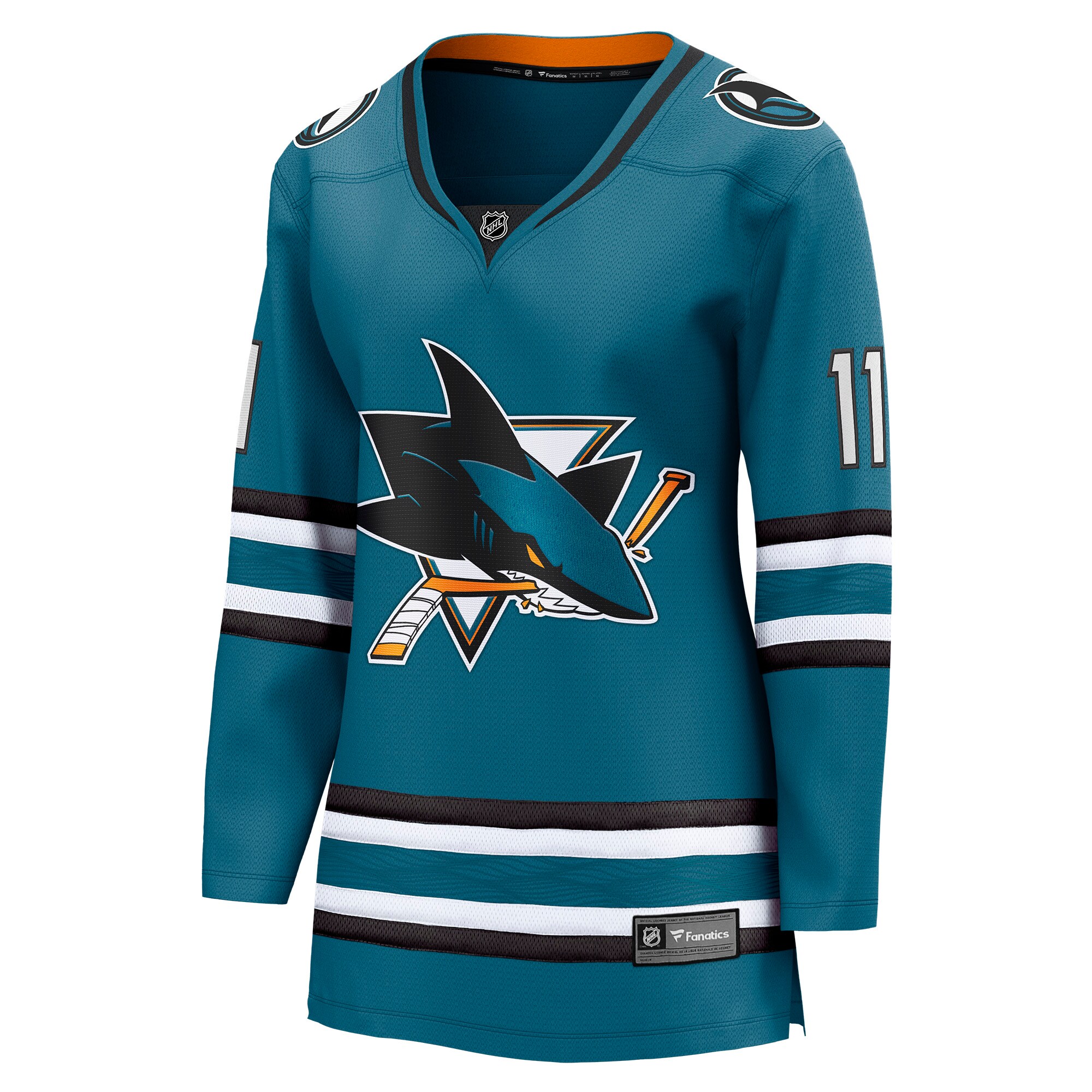 Luke Kunin San Jose Sharks Fanatics Women's Home Breakaway Player Jersey - Teal