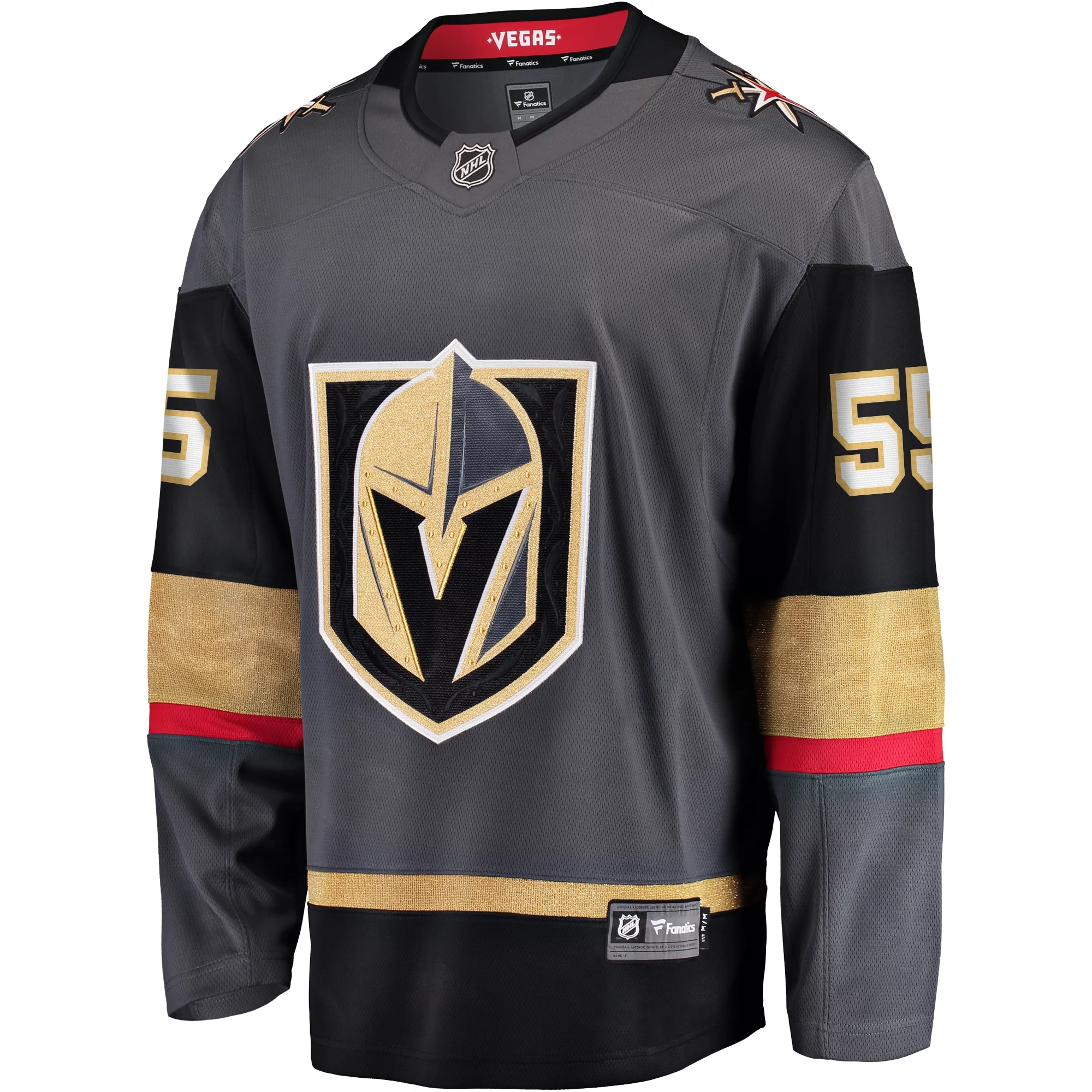 Men's Fanatics Keegan Kolesar Gray Vegas Golden Knights Alternate Breakaway Player Jersey