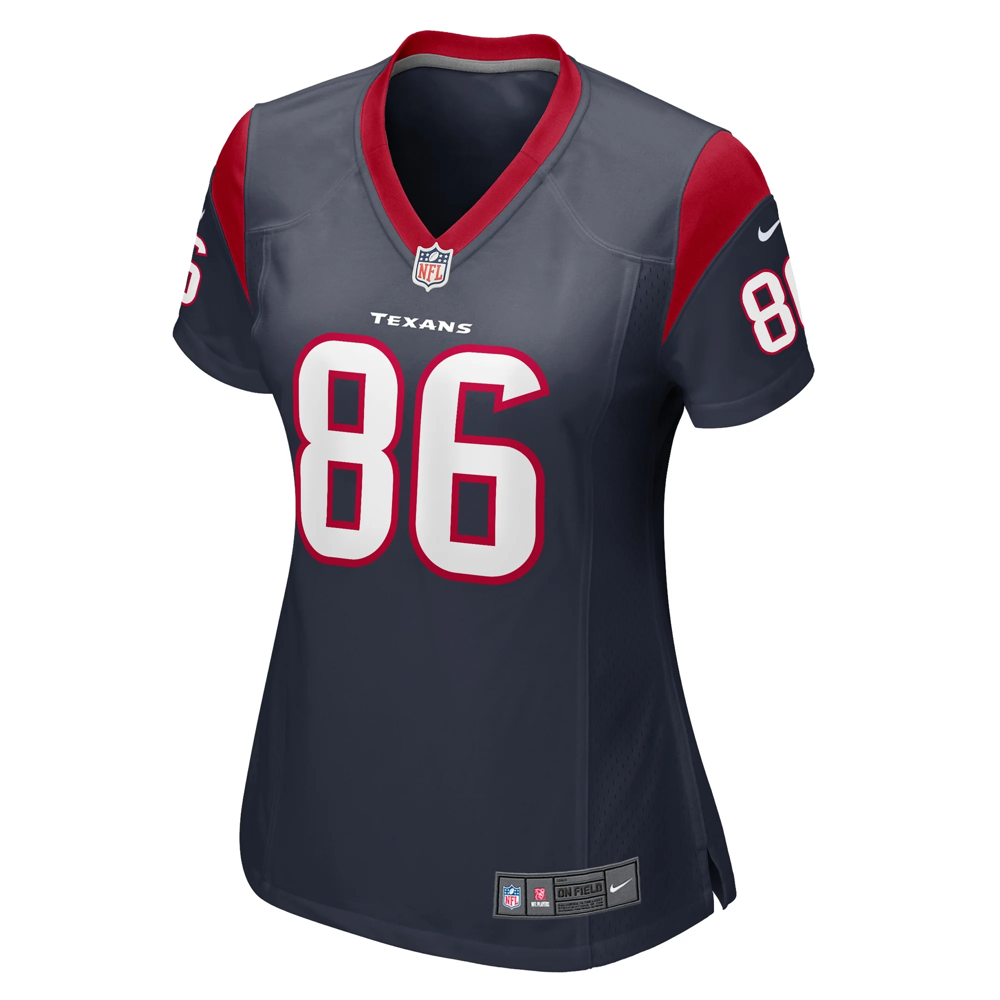 Women's Nike Dalton Schultz Navy Houston Texans Team Game Jersey