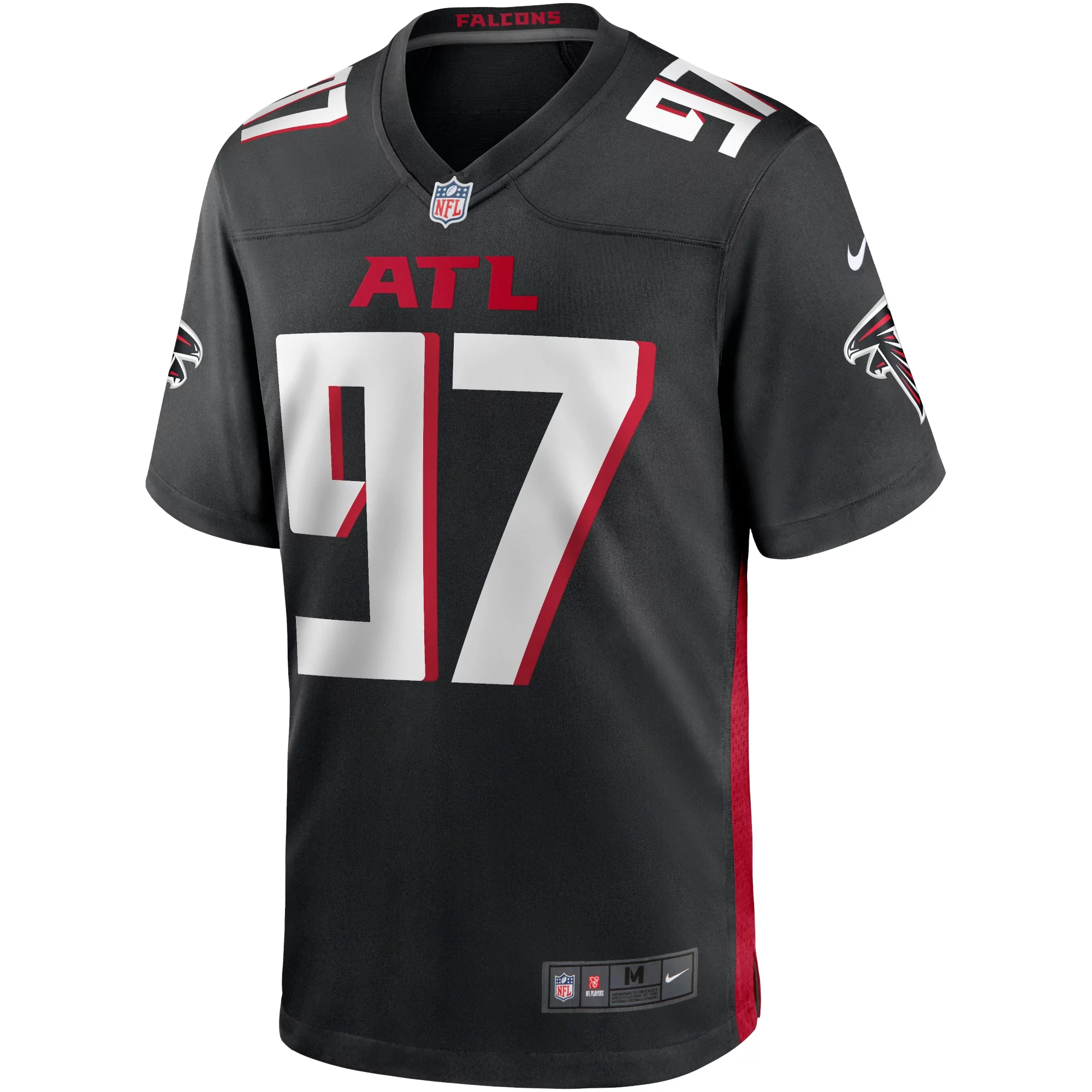 Men's Nike Grady Jarrett Black Atlanta Falcons Game Player Jersey