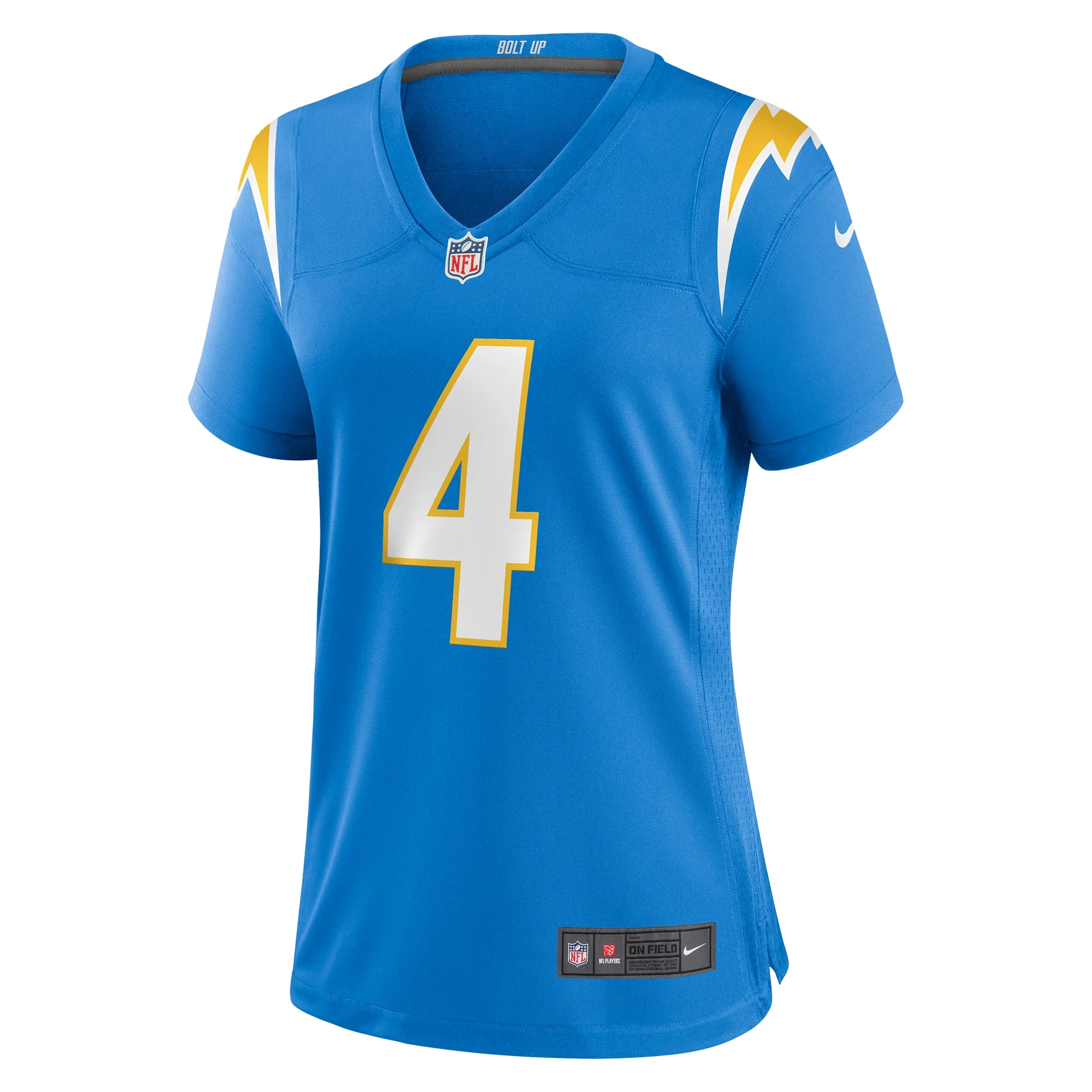 Women's Nike Gus Edwards Powder Blue Los Angeles Chargers Game Jersey