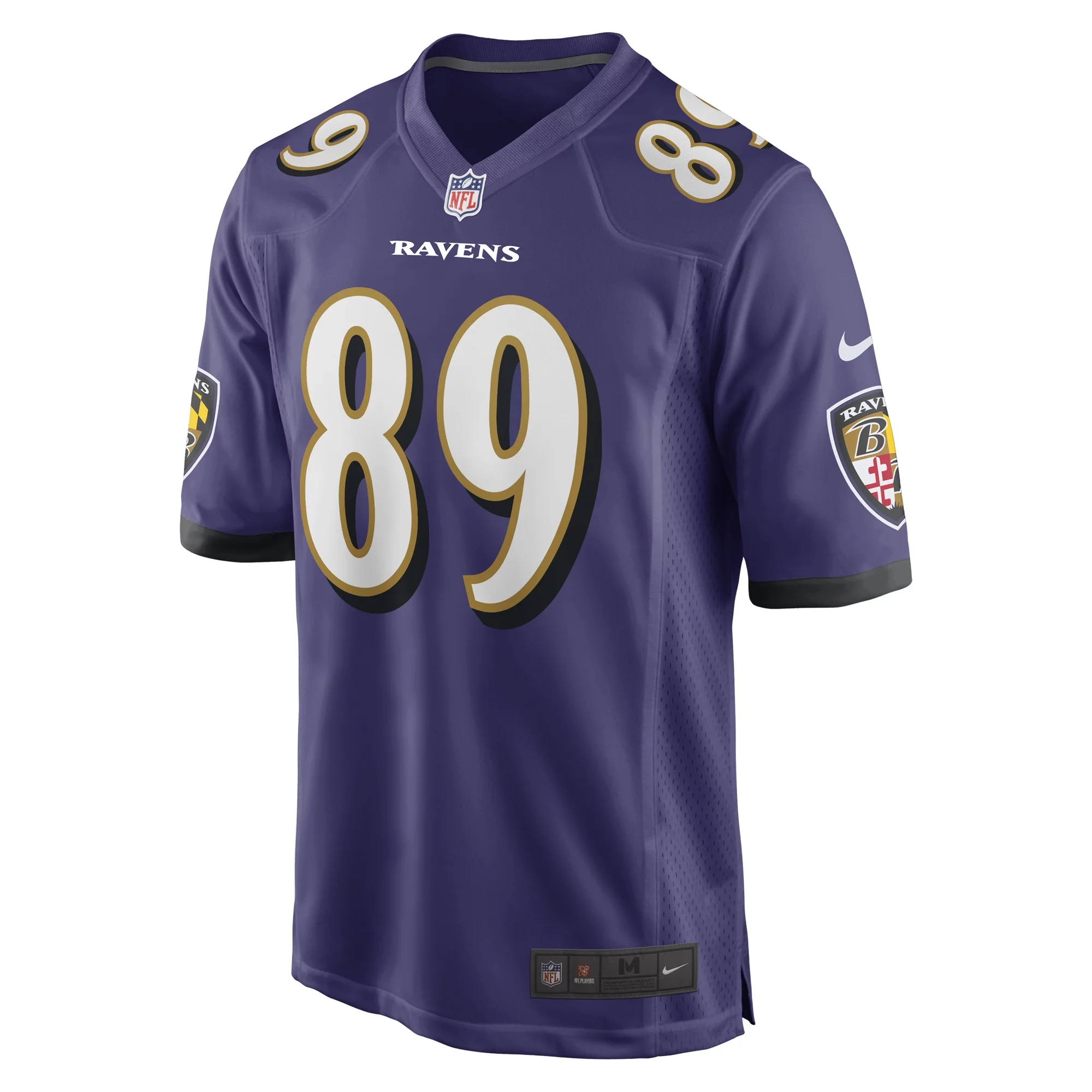 Men's Nike Steve Smith Sr. Purple Baltimore Ravens Retired Player Game Jersey